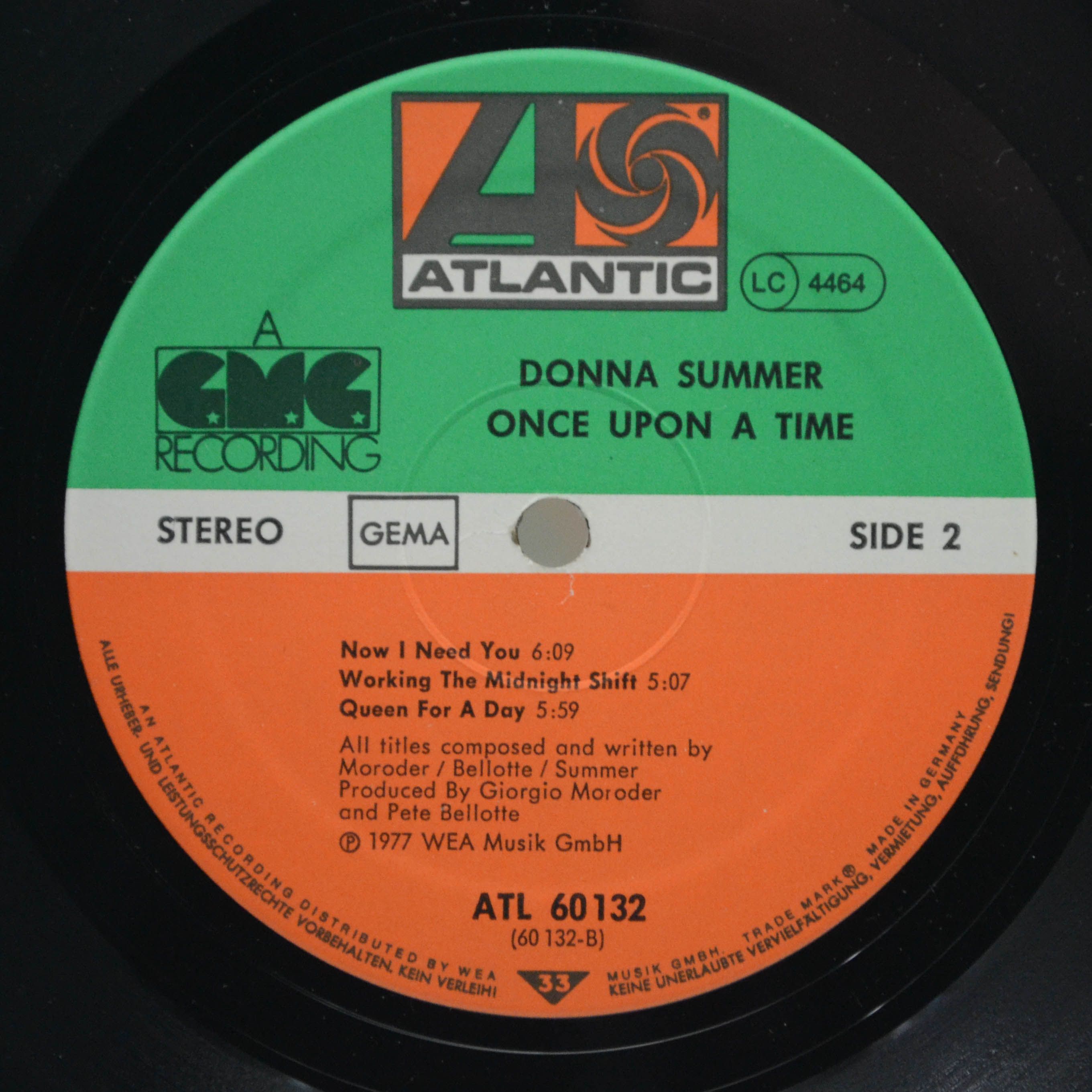 Виниловая пластинка Donna Summer — Once Upon A Time... (2LP), 1977