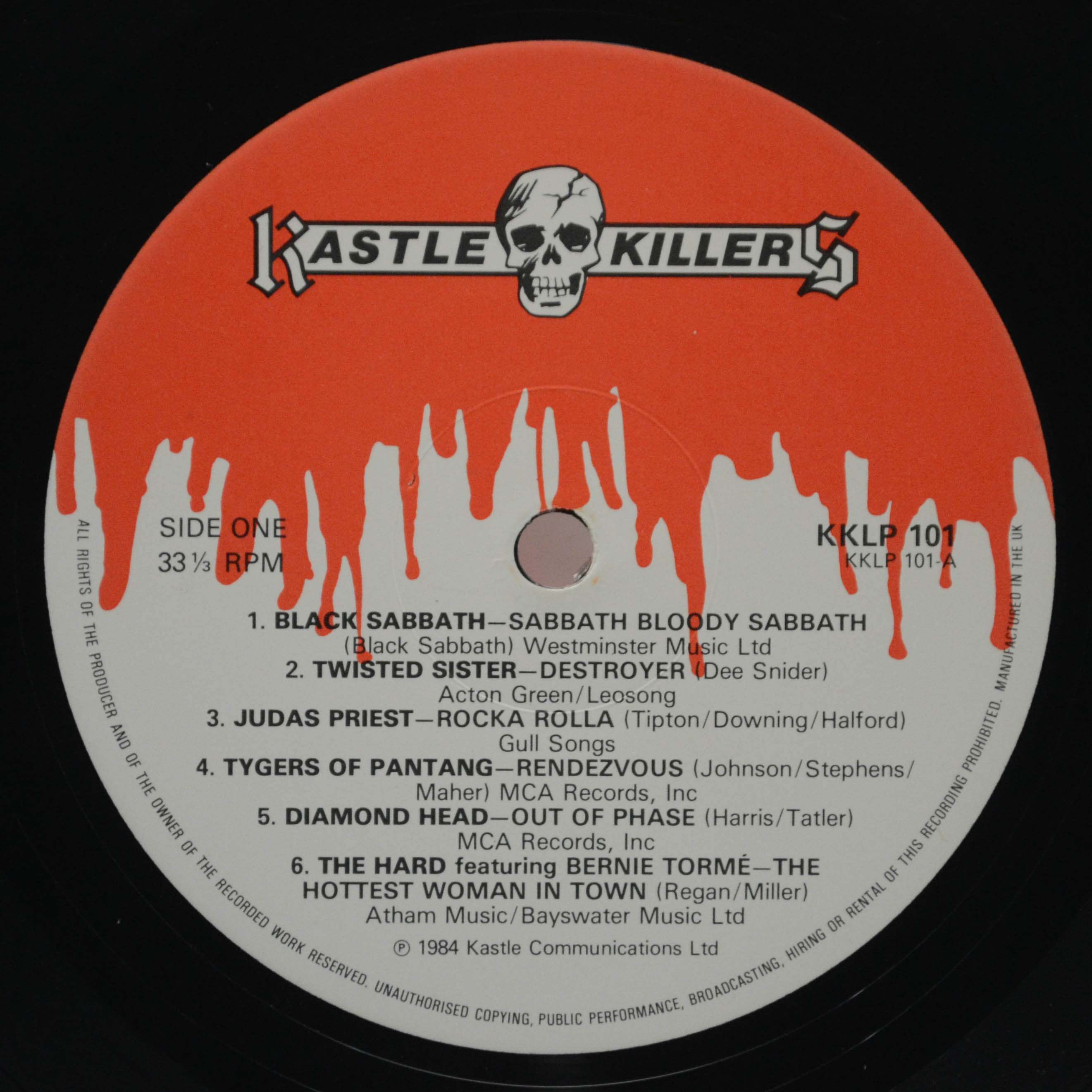 Various — Metal Killers, 1984