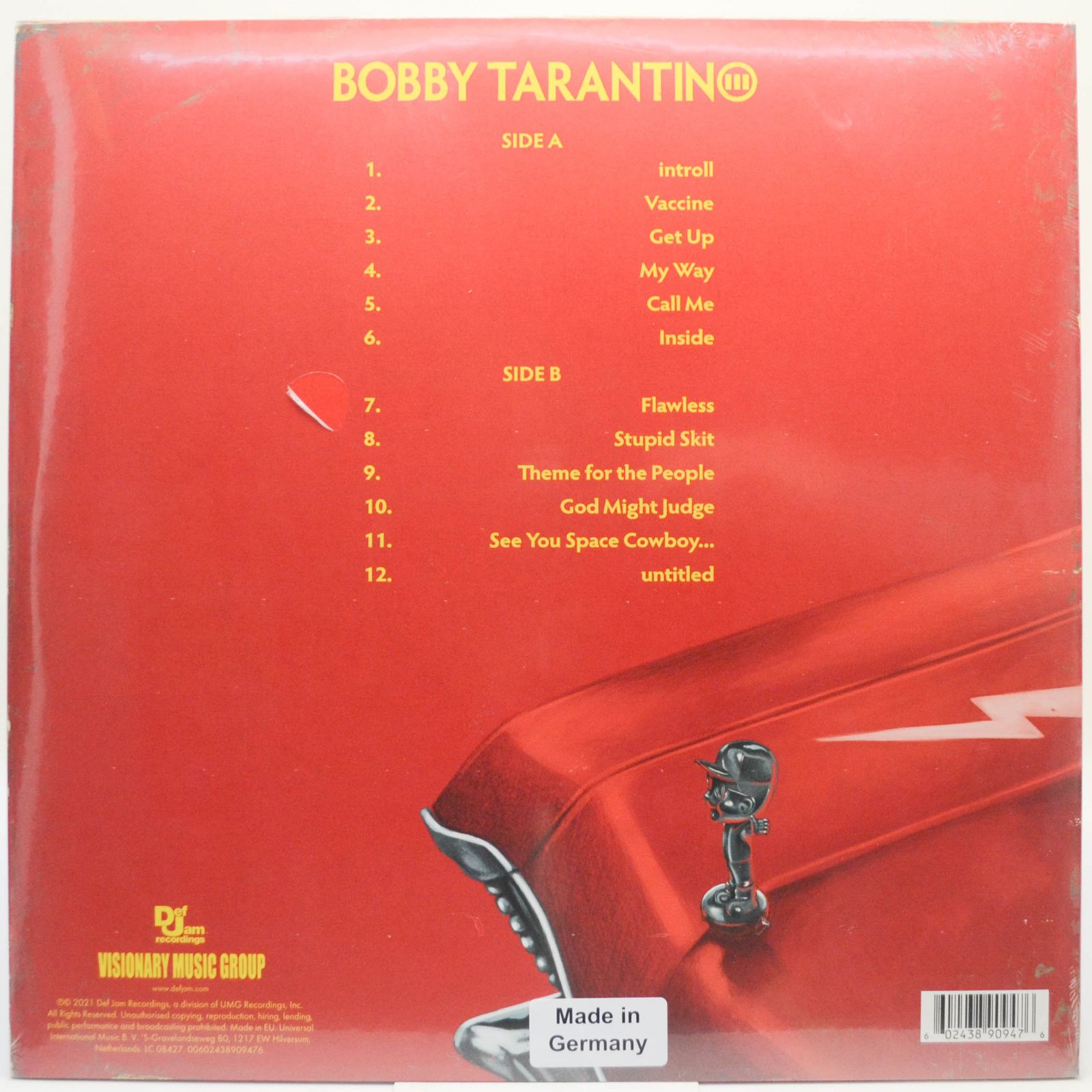 Виниловая пластинка Logic — Bobby Tarantino III, 2021