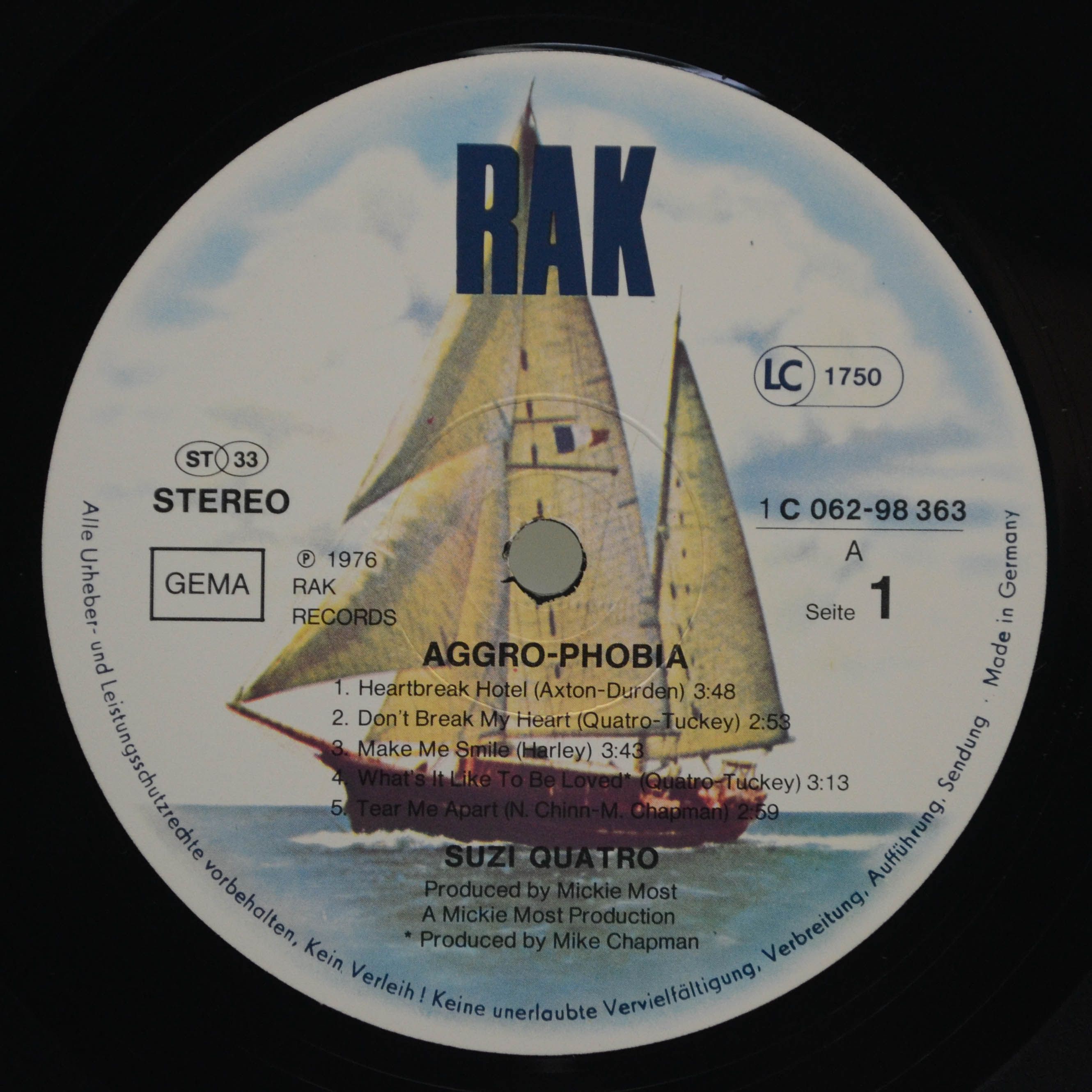 Suzi Quatro — Aggro-Phobia, 1976