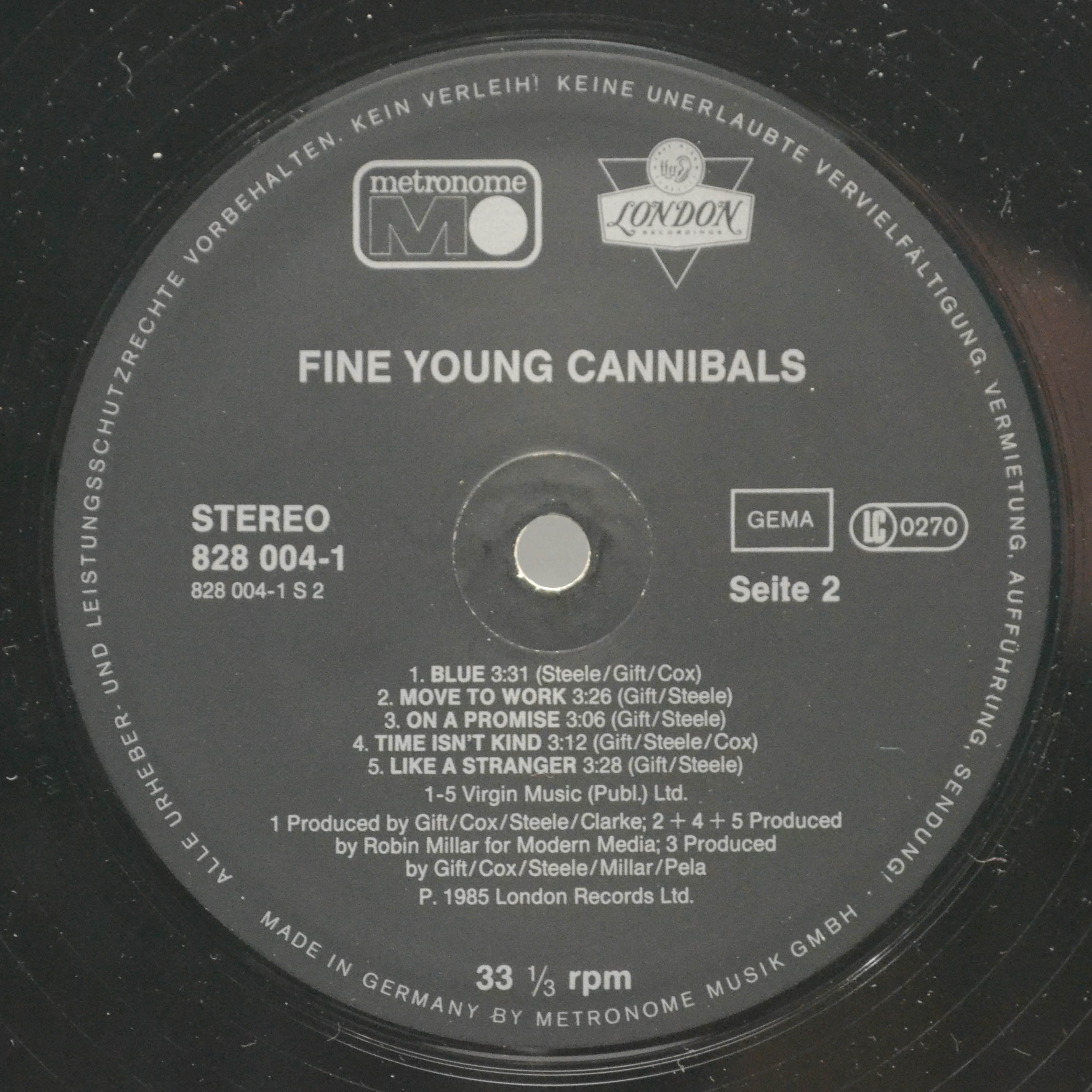 Виниловая пластинка Fine Young Cannibals — Fine Young Cannibals, 1985