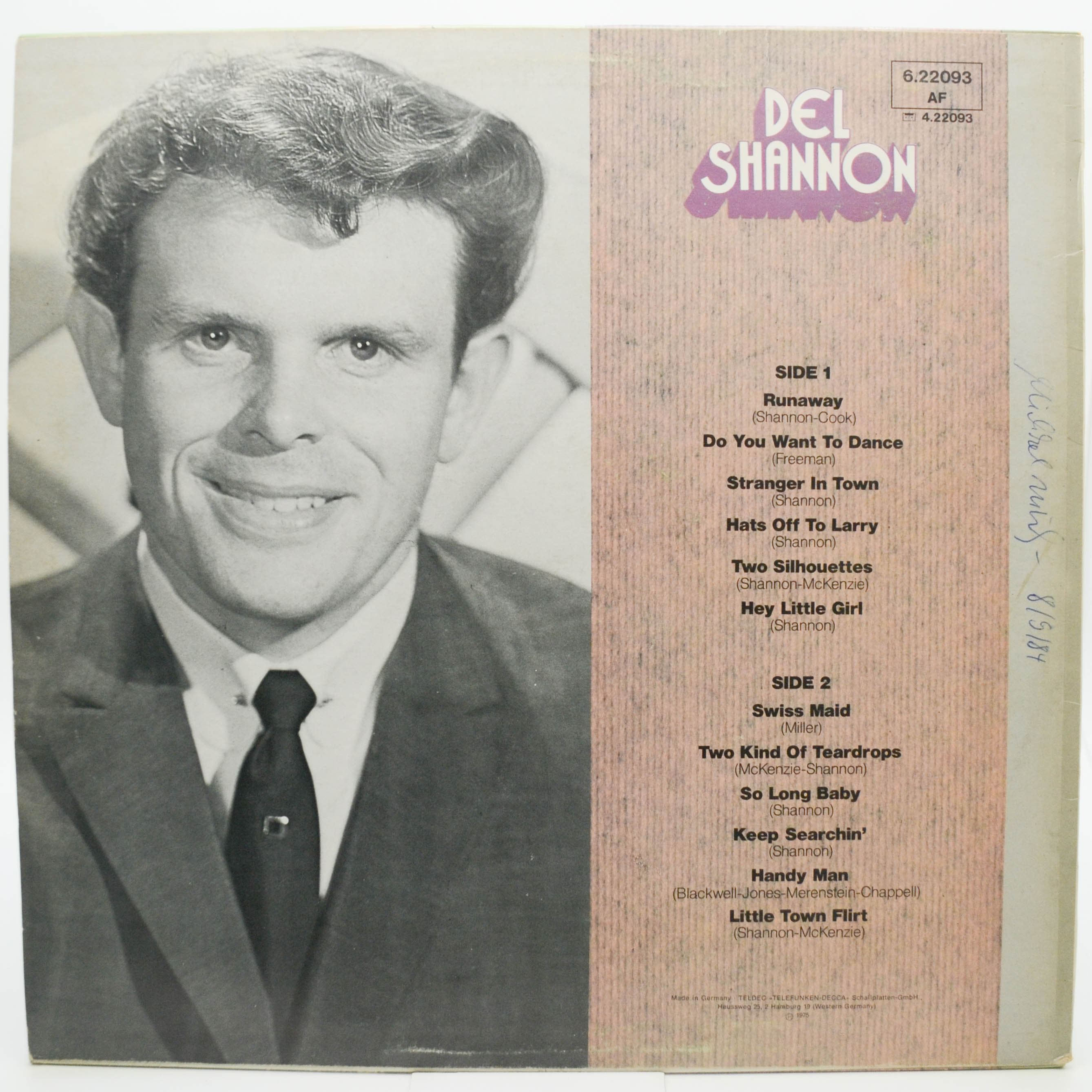 Del Shannon — Runaway, 1975