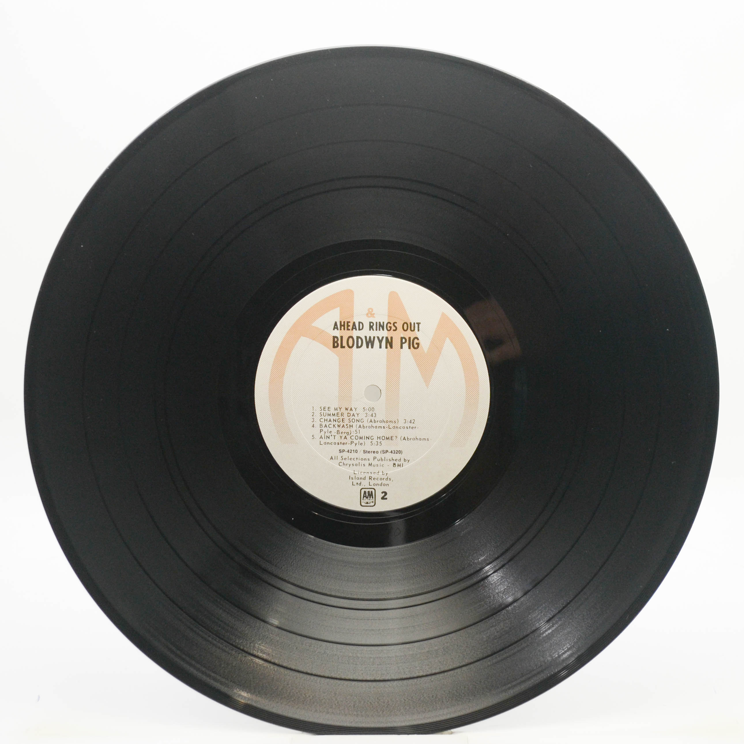 Виниловая пластинка Blodwyn Pig — Ahead Rings Out (USA), 1969