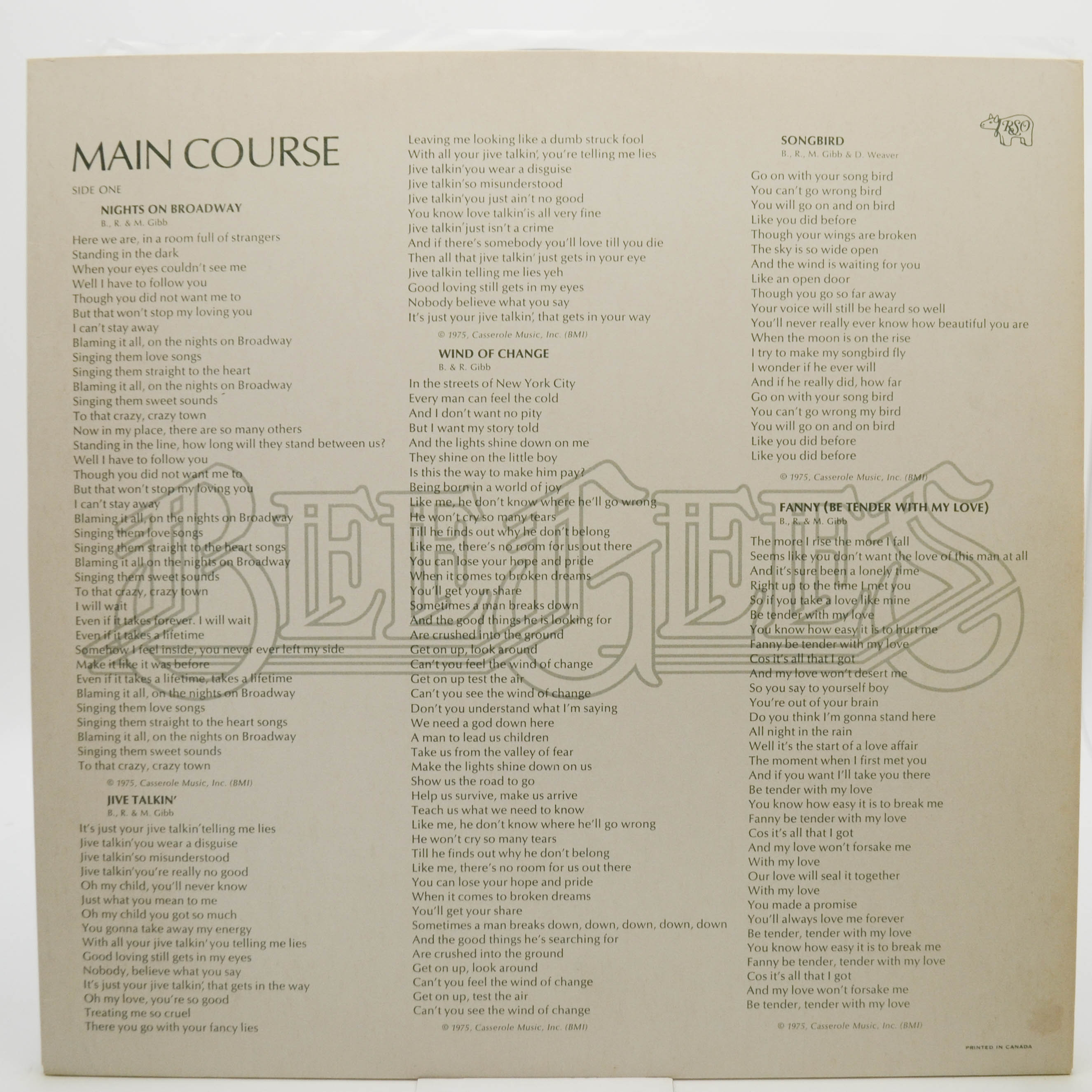 Bee Gees — Main Course, 1975