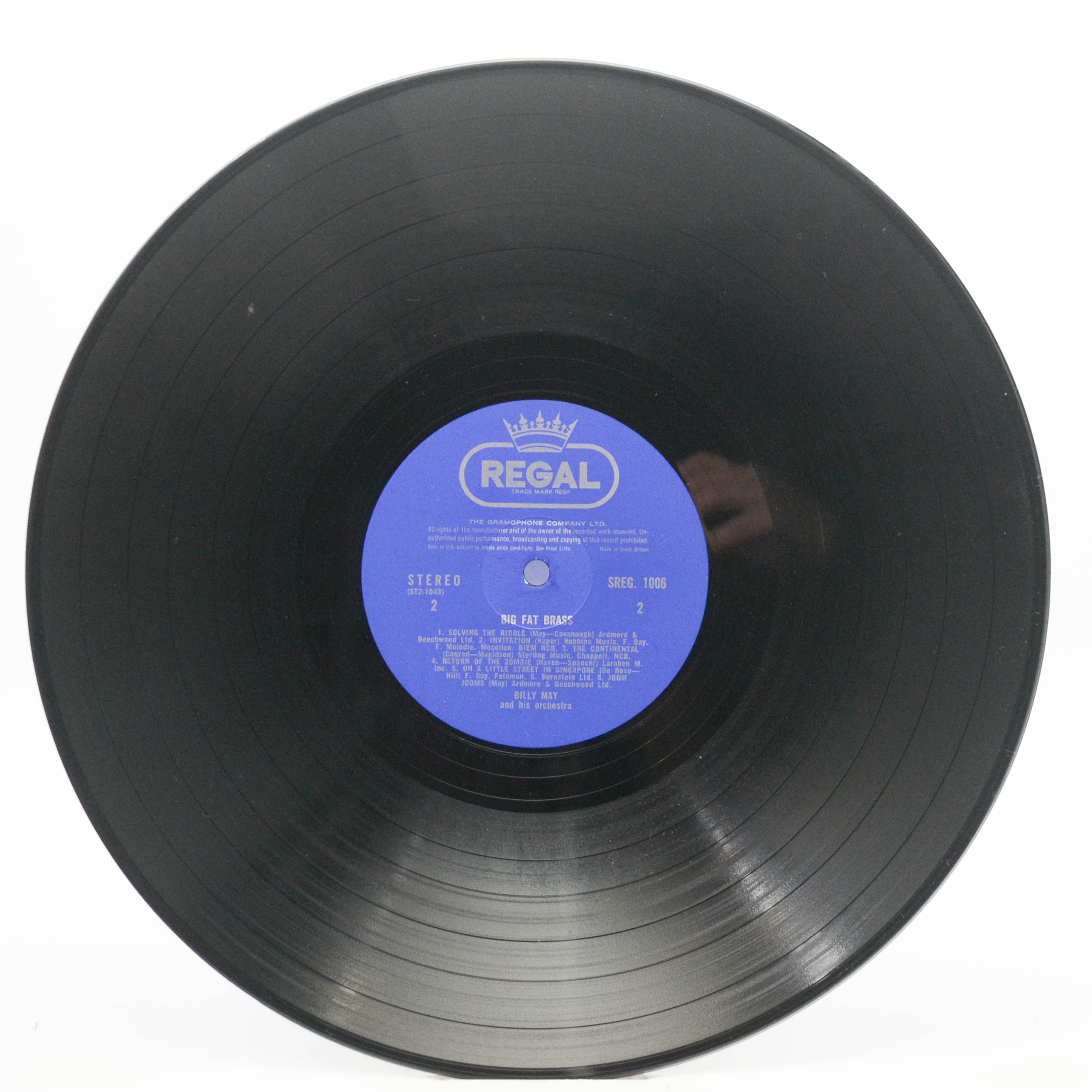 Billy May — Big Fat Brass (UK), 1958