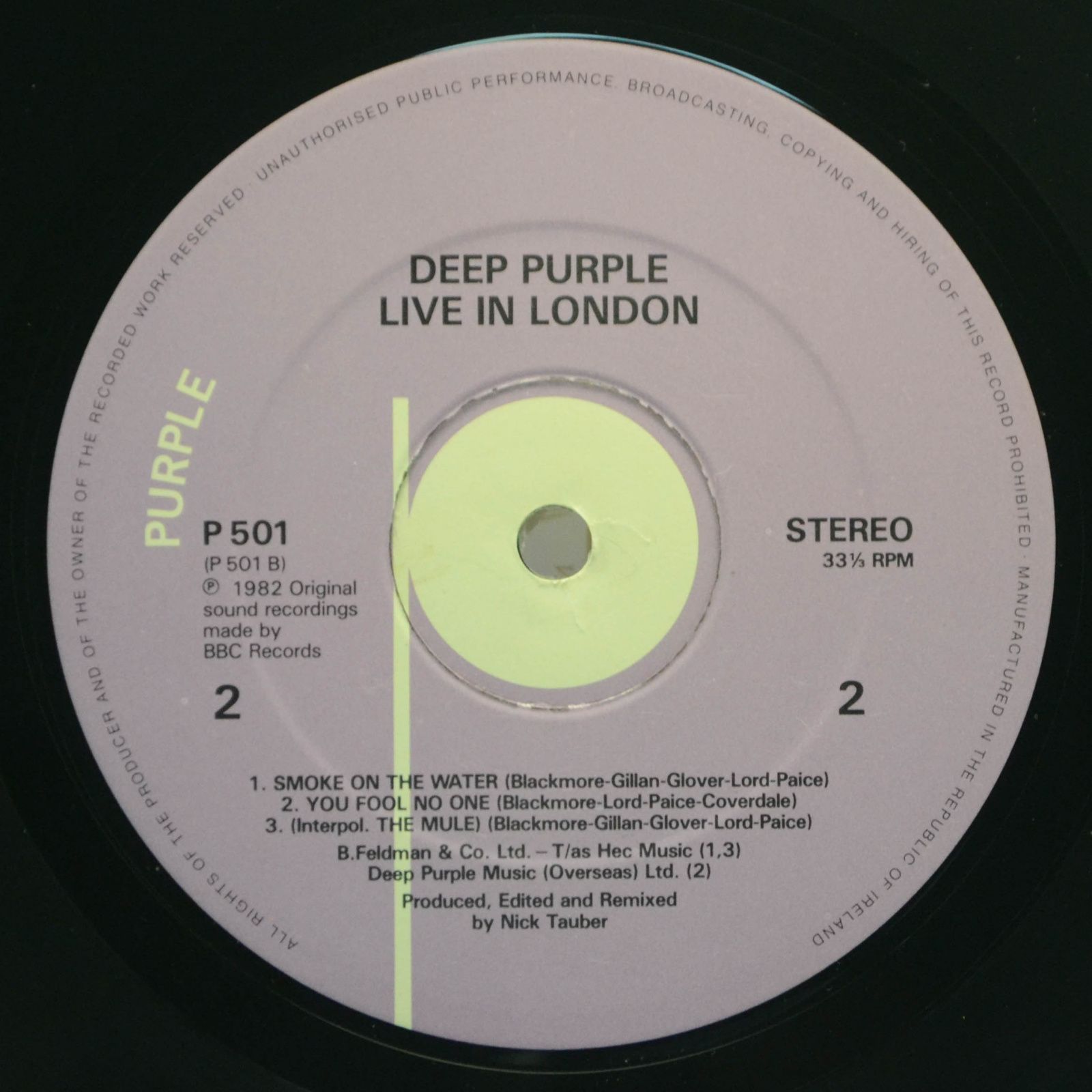 Deep Purple — Live In London, 1982