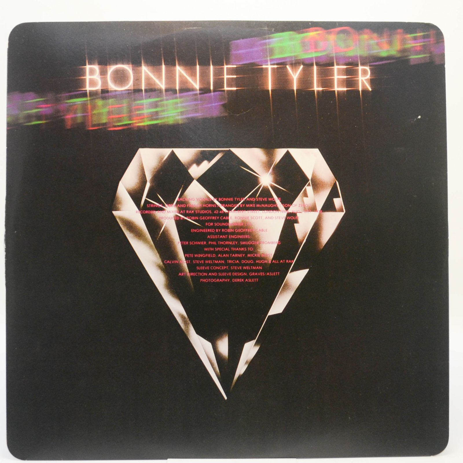 Виниловая пластинка Bonnie Tyler — Diamond Cut (1-st, UK), 1979