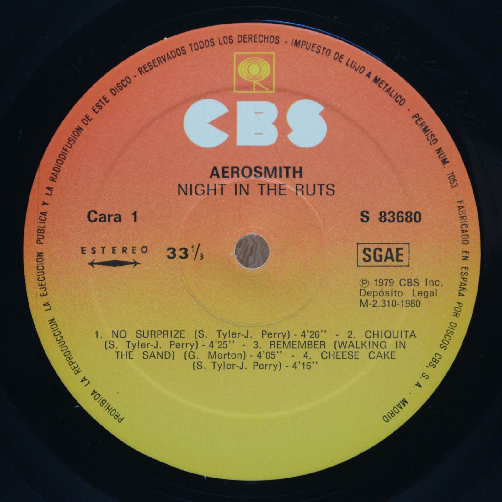 Aerosmith — Night In The Ruts, 1979