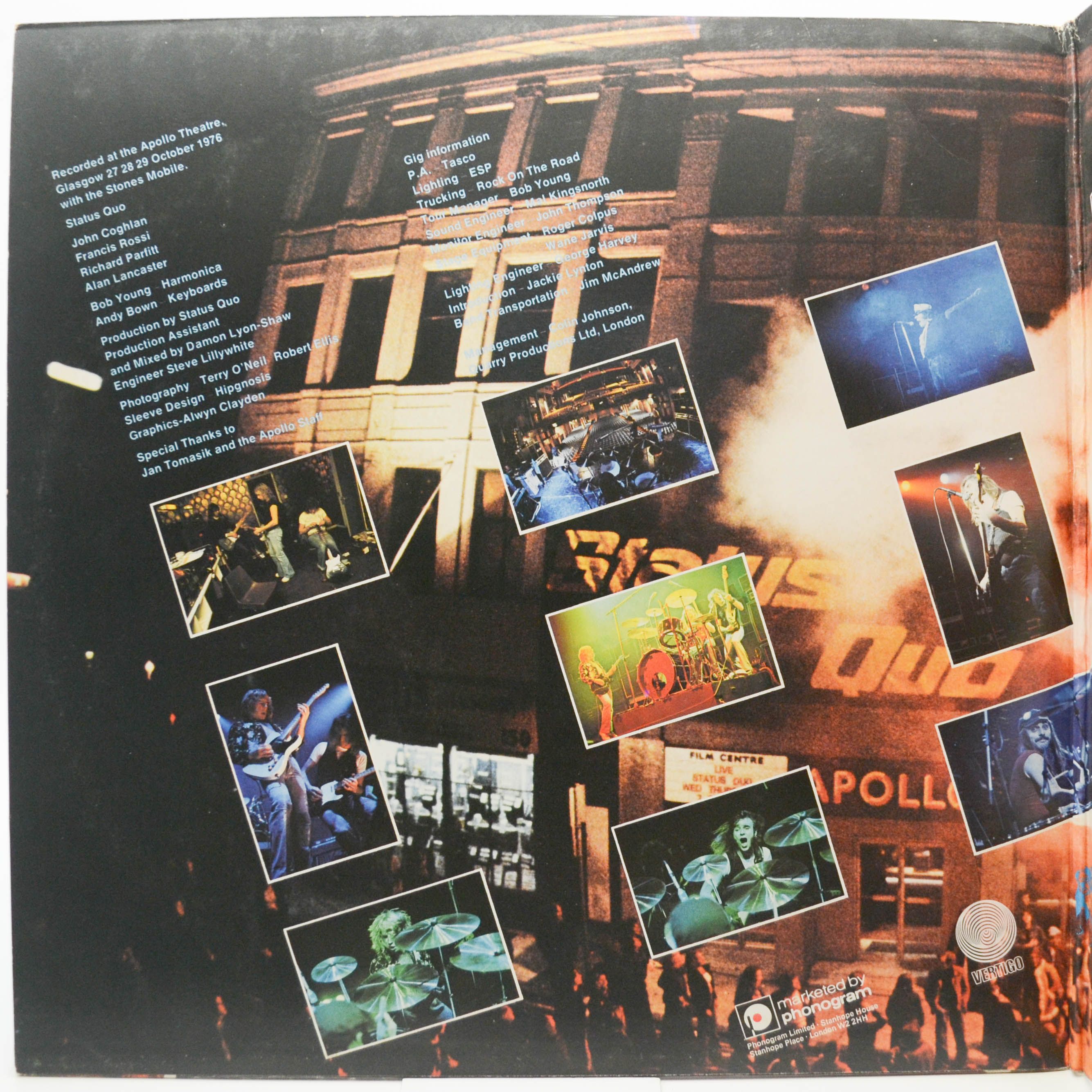 Виниловая пластинка Status Quo — Live! (2LP, poster), 1977