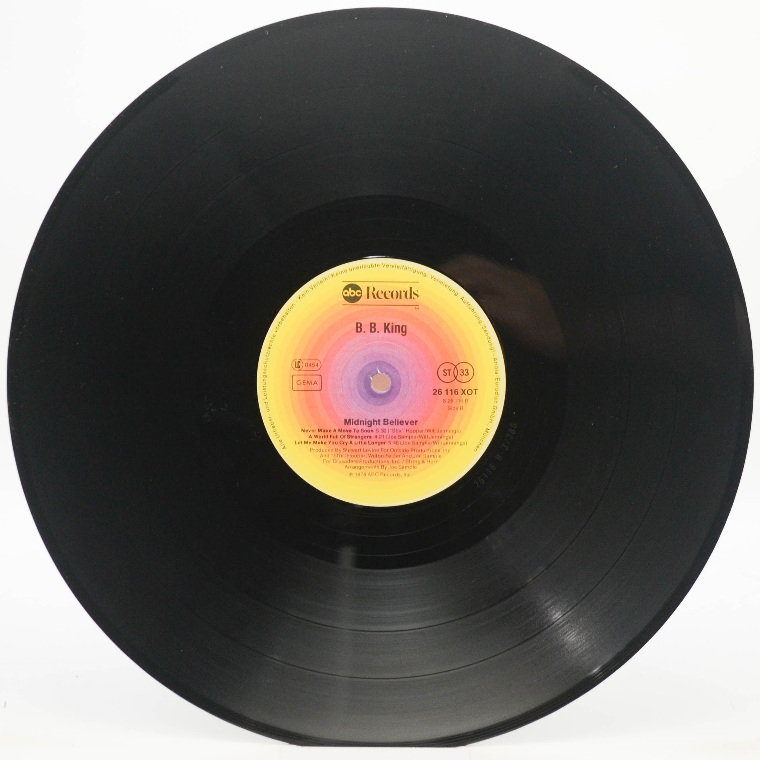 B.B. King — Midnight Believer, 1978
