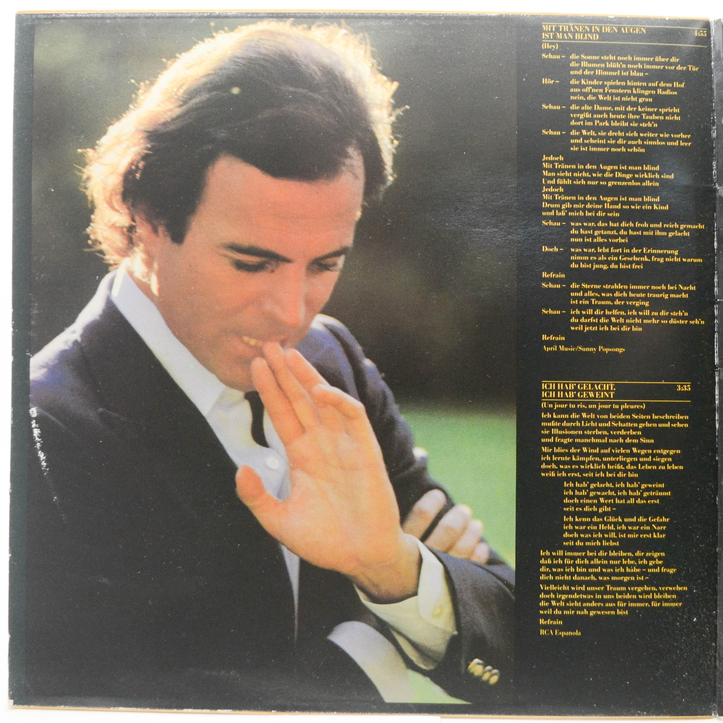 Виниловая пластинка Julio Iglesias — Zärtlichkeiten, 1981