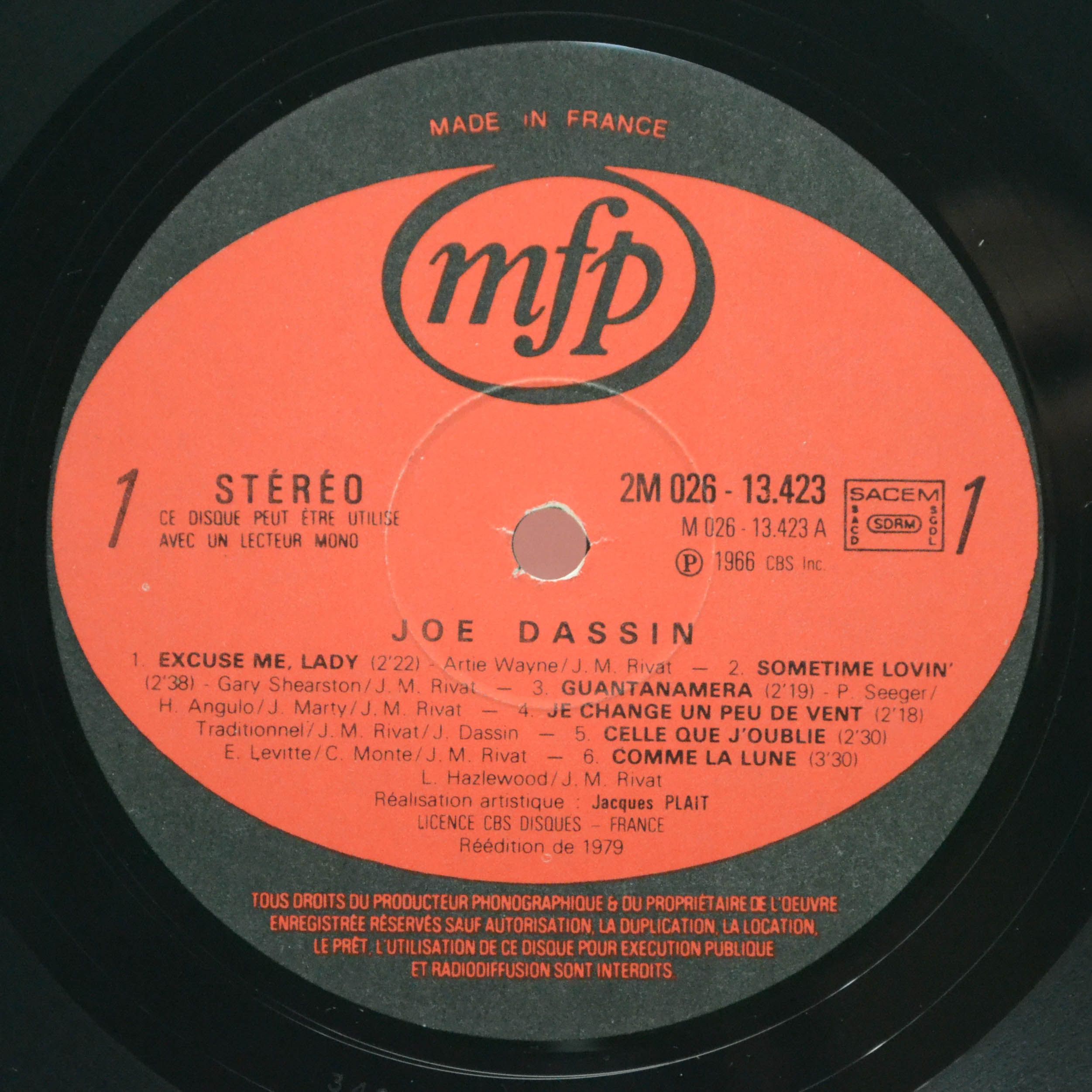 Виниловая пластинка Joe Dassin — Joe Dassin (France), 1979