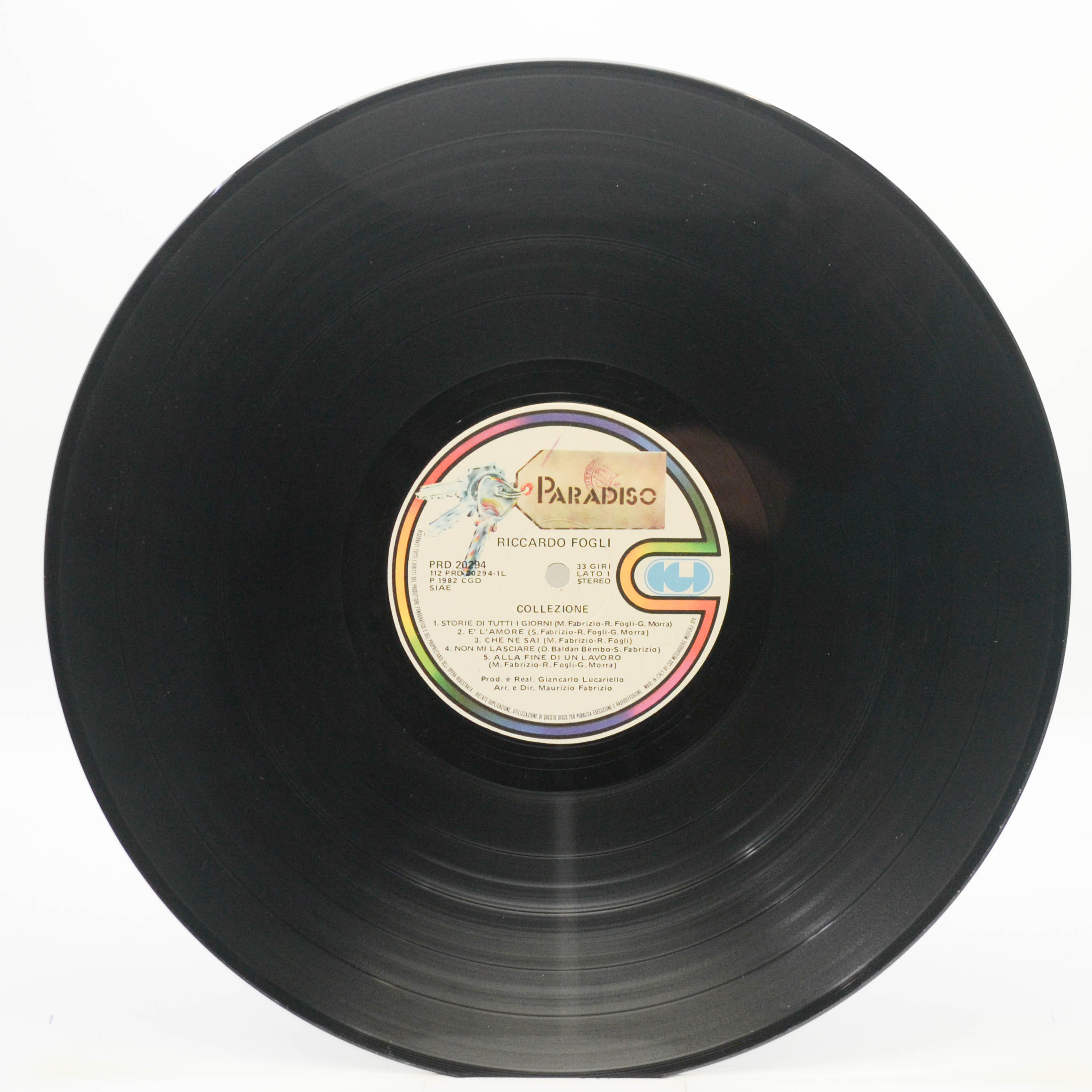 Виниловая пластинка Riccardo Fogli — Collezione (1-st, Italy), 1982