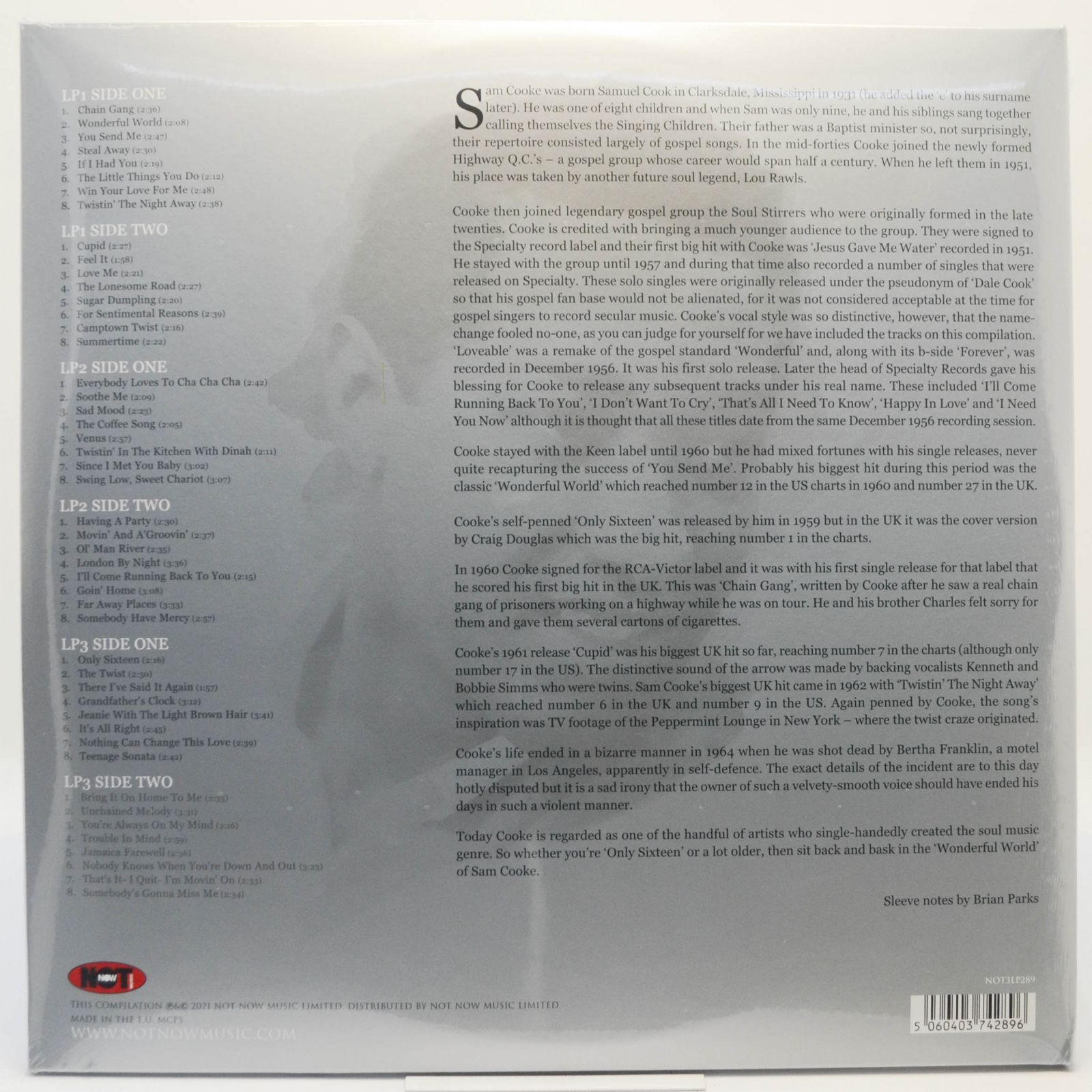 Виниловая пластинка Sam Cooke — The Platinum Collection (3LP), 2021
