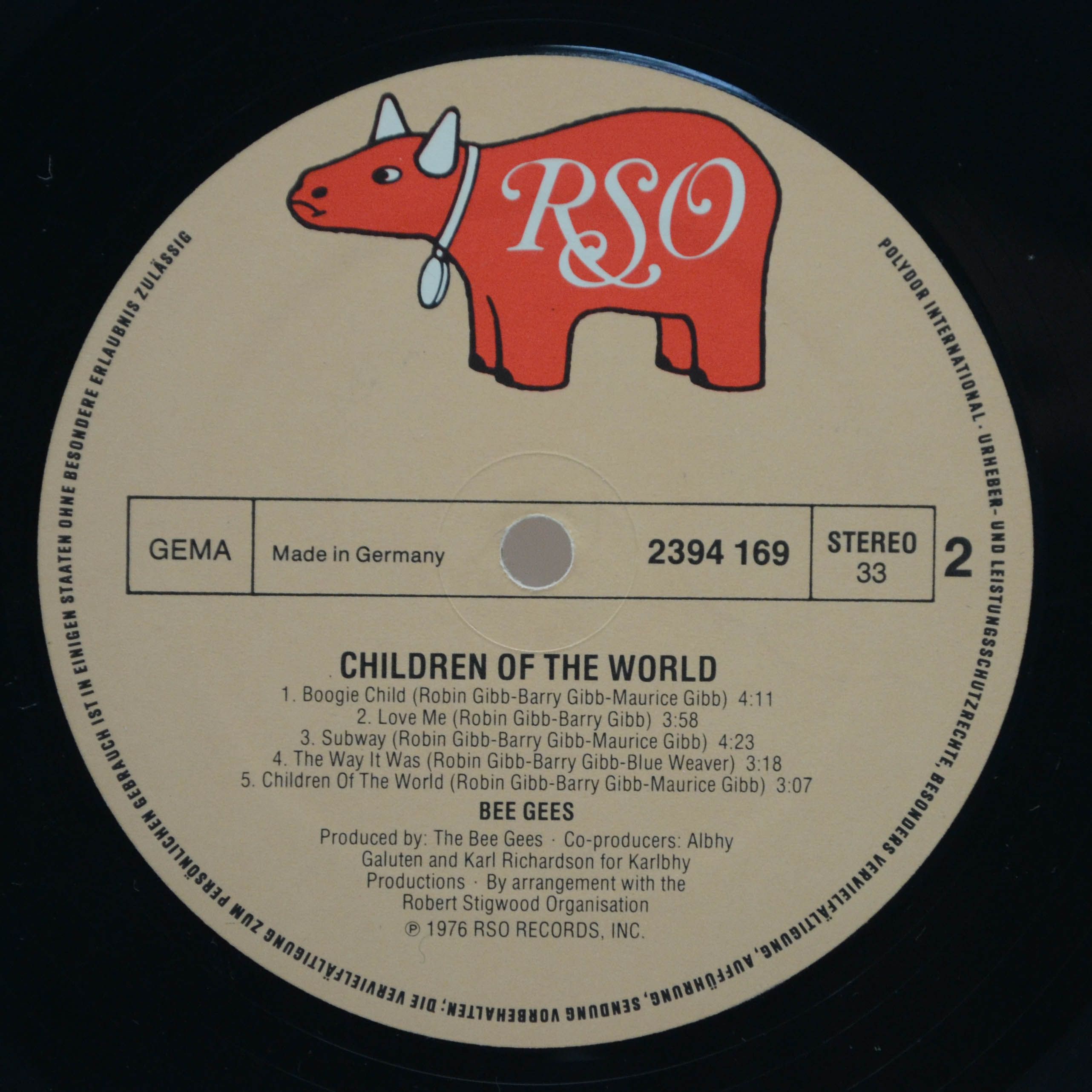 Bee Gees — Children Of The World, 1976
