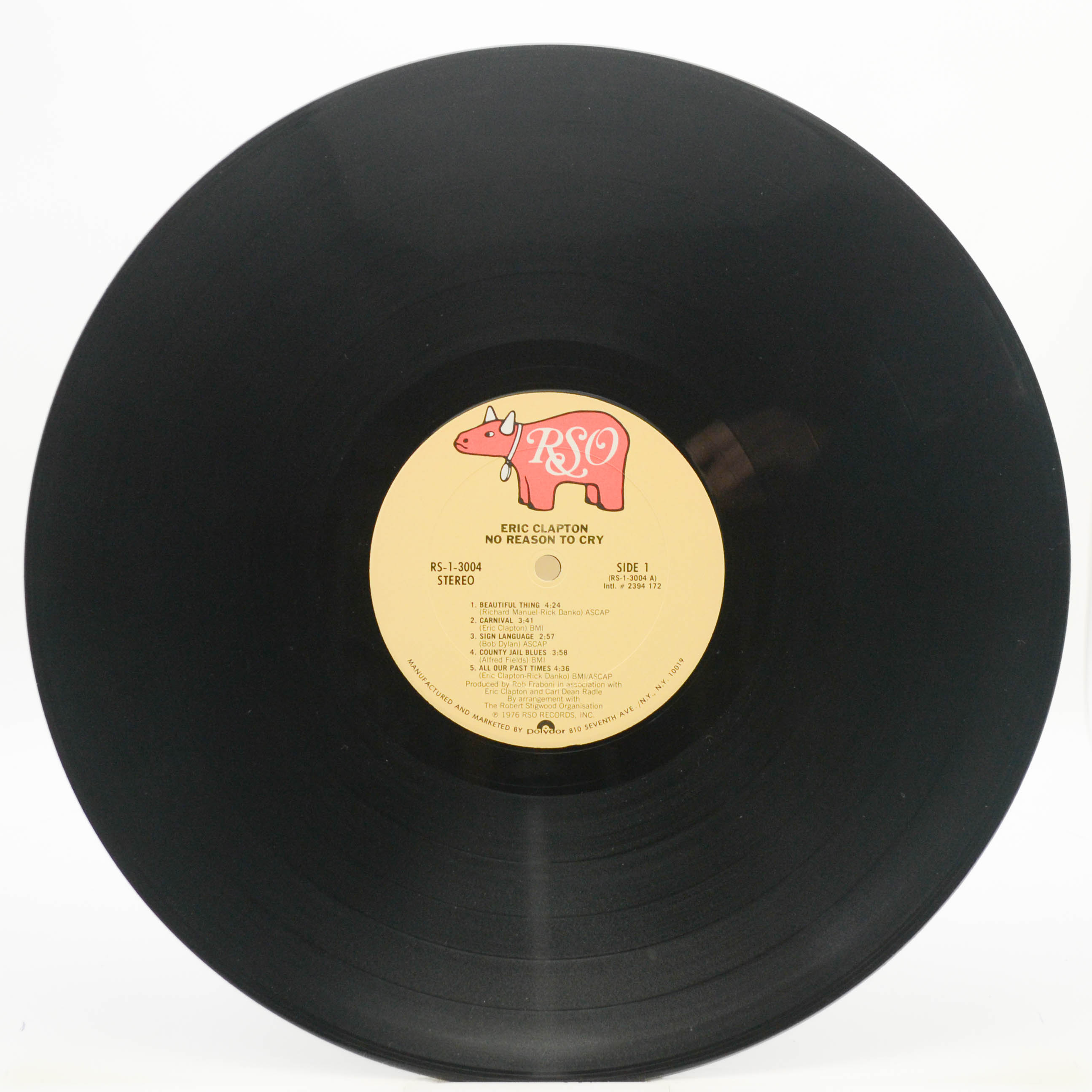 Eric Clapton — No Reason To Cry (USA), 1976
