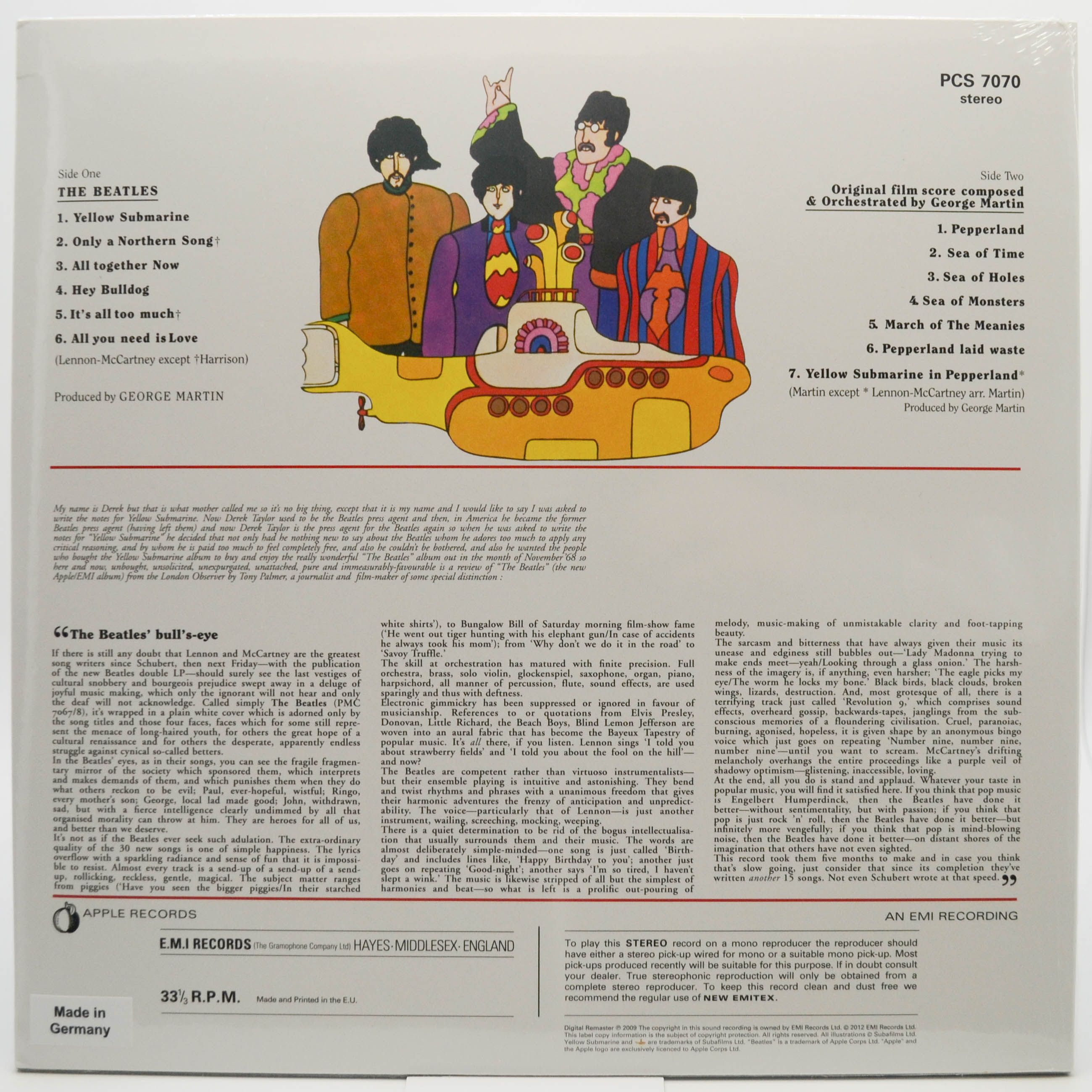 Beatles — Yellow Submarine, 1969