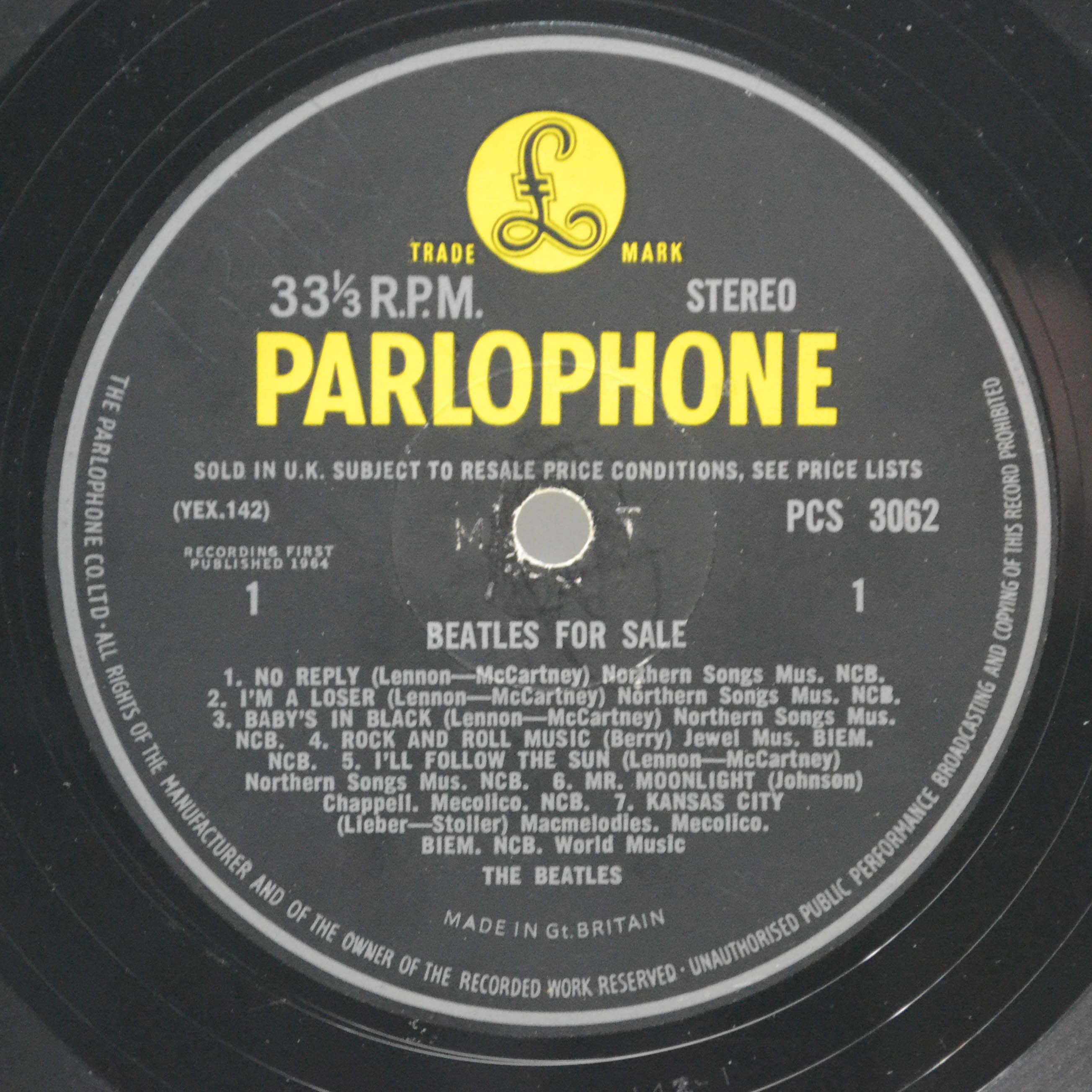 Beatles — Beatles For Sale (1-st, UK), 1964