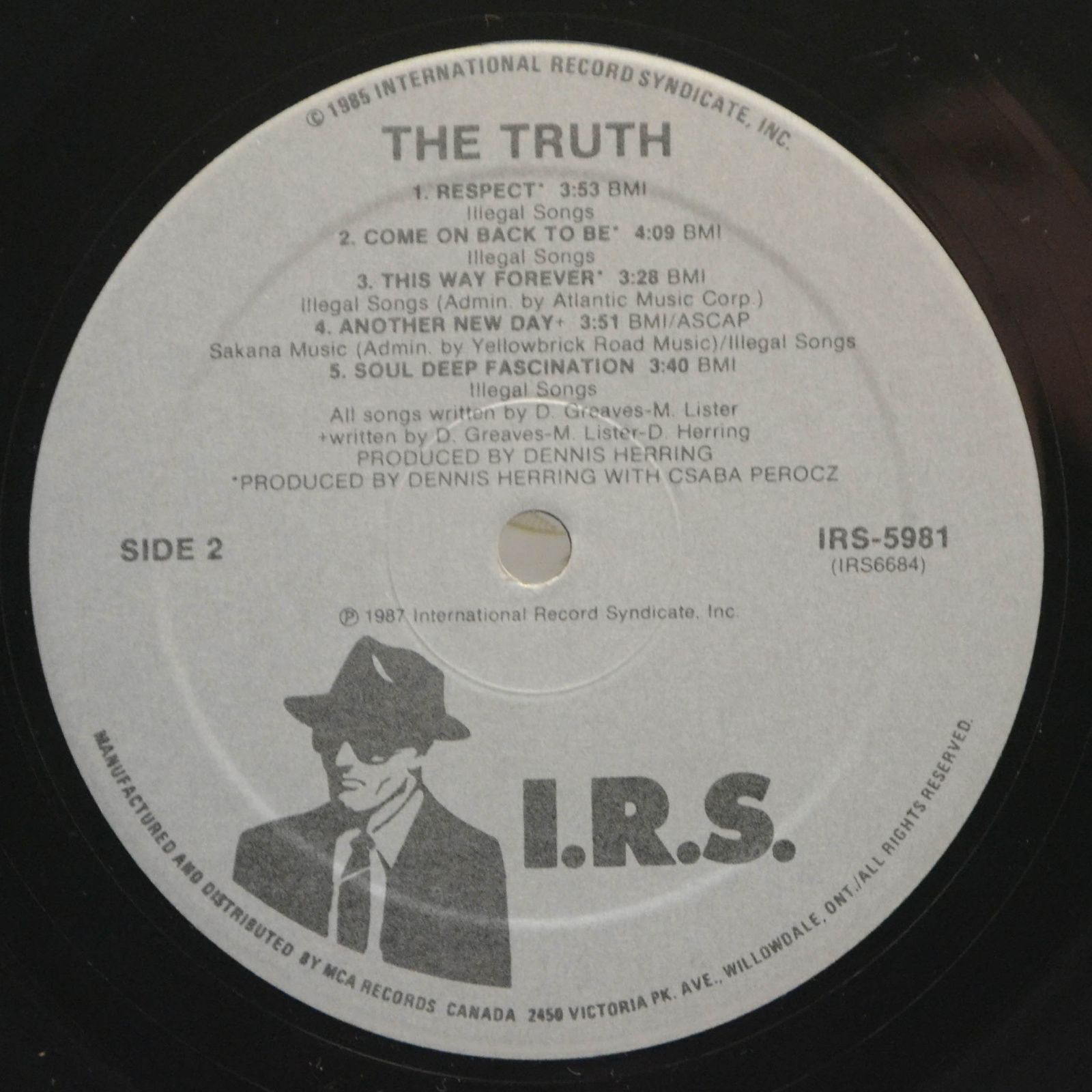 Виниловая пластинка Truth — Weapons Of Love, 1987