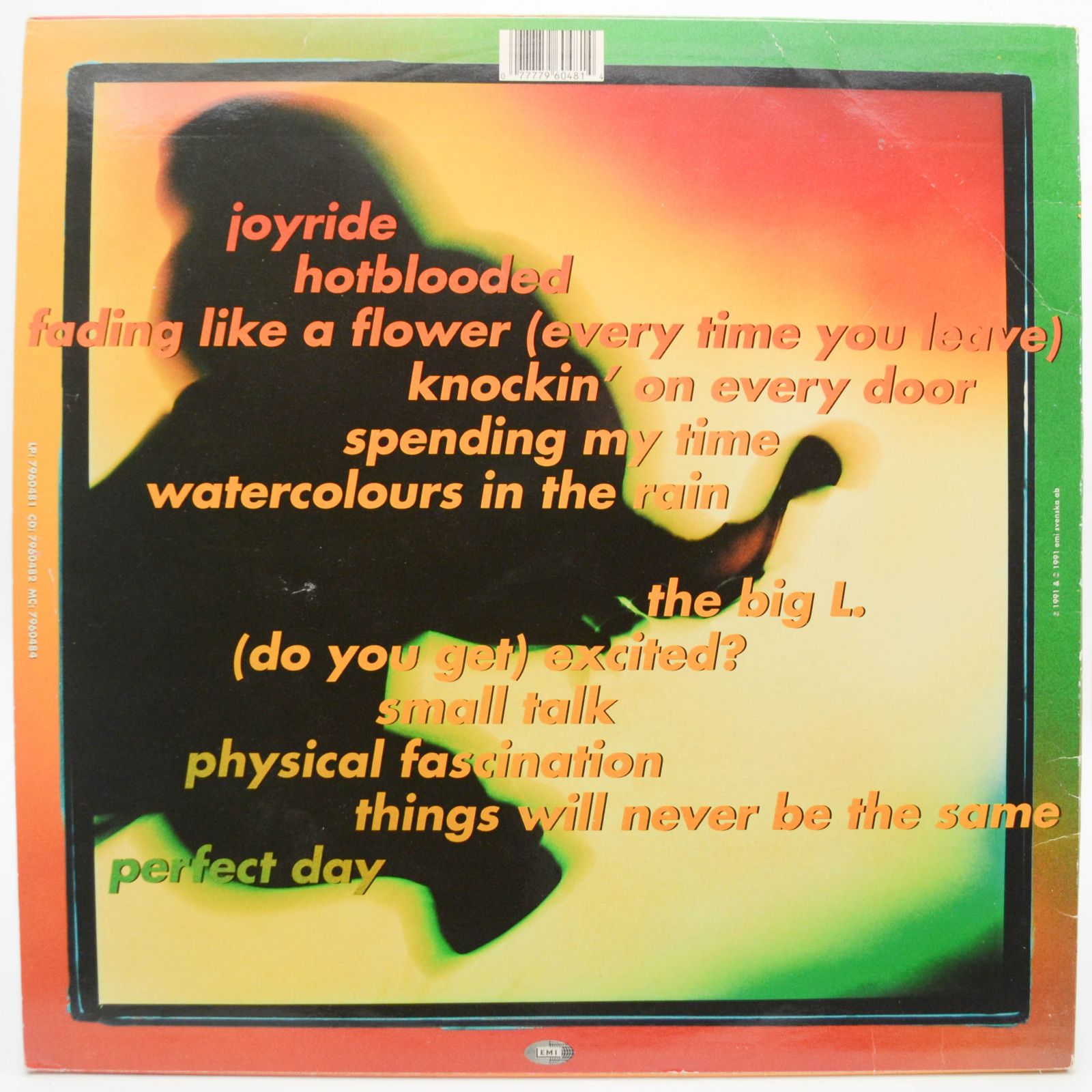 Roxette — Joyride, 1991