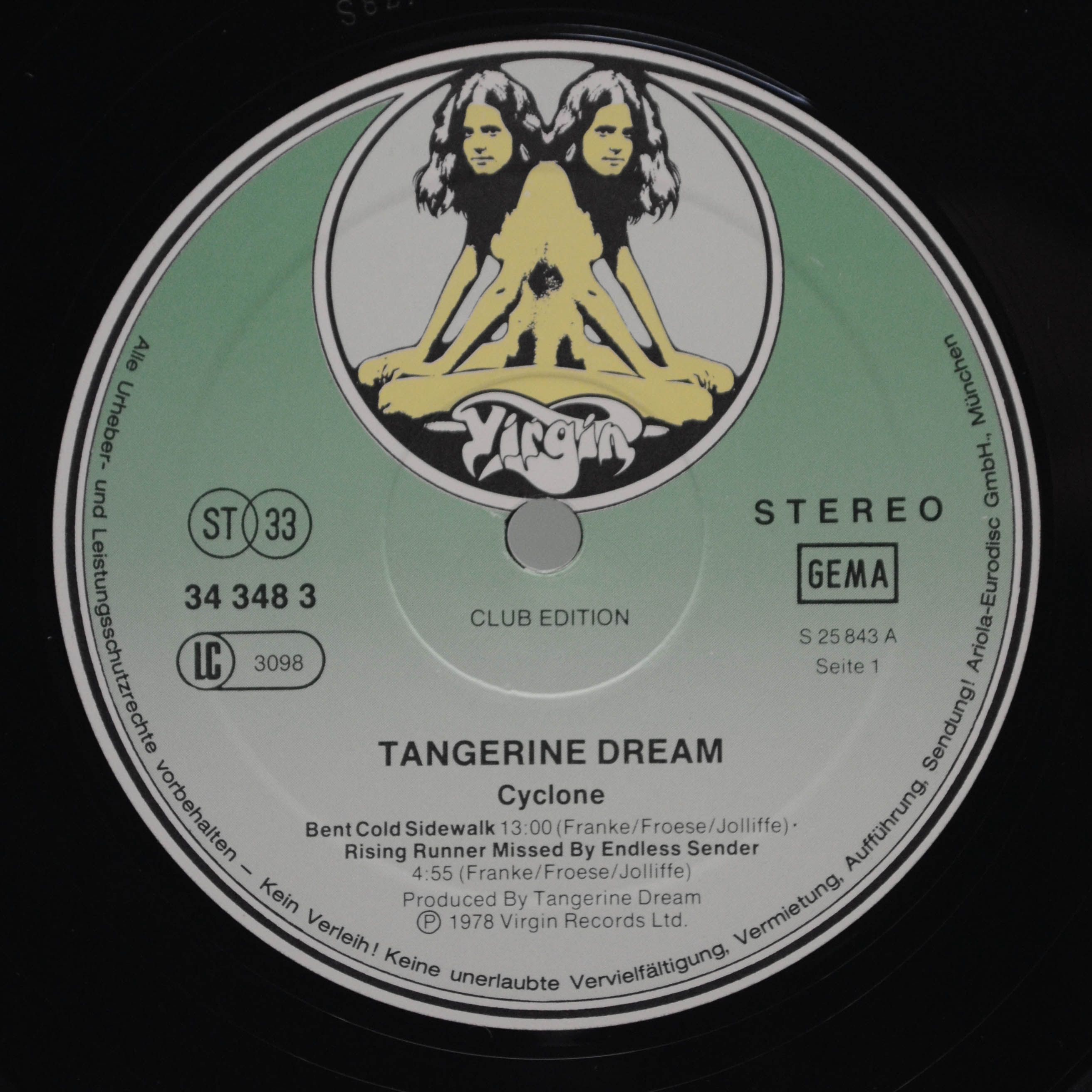 Tangerine Dream — Cyclone, 1978
