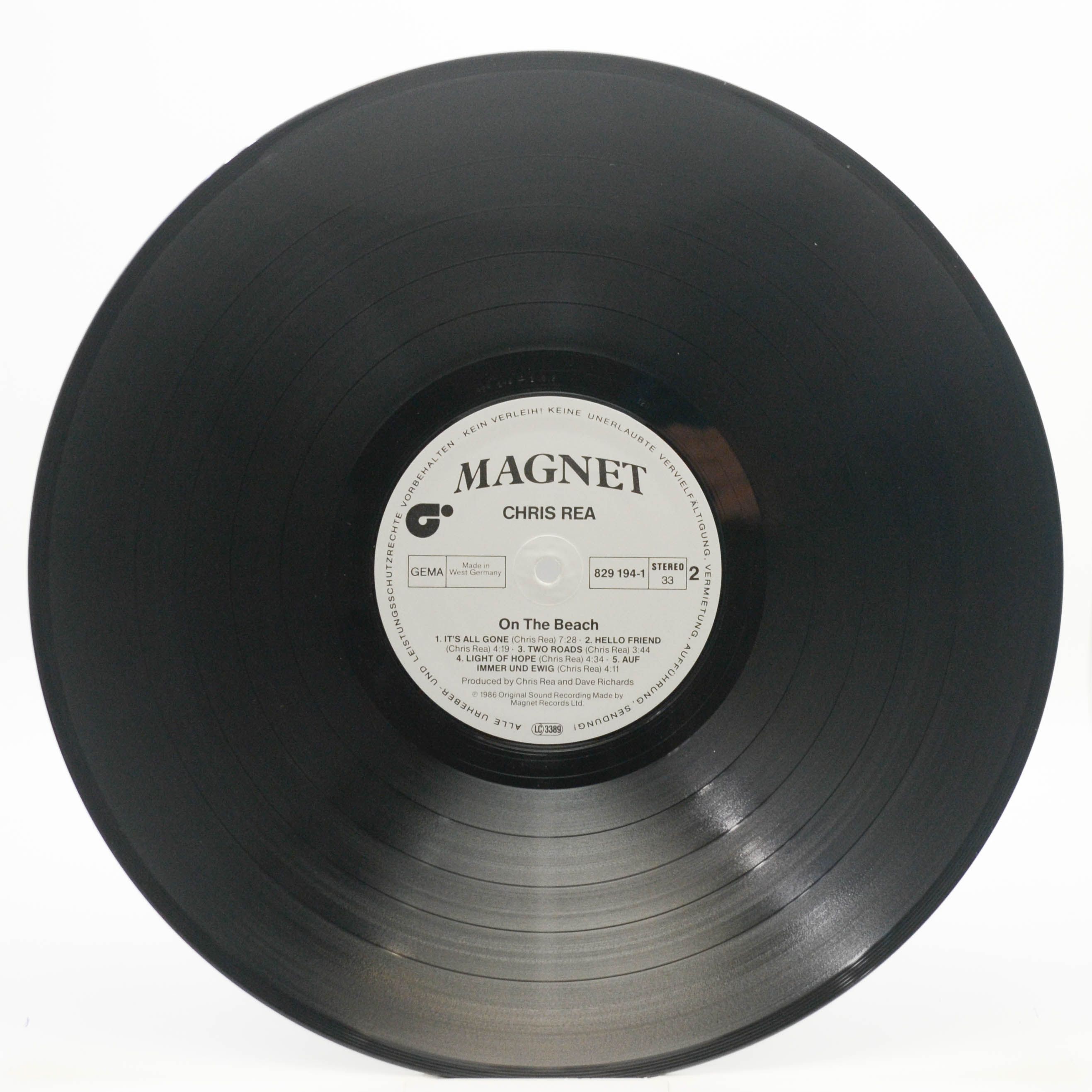 Chris Rea — On The Beach, 1986