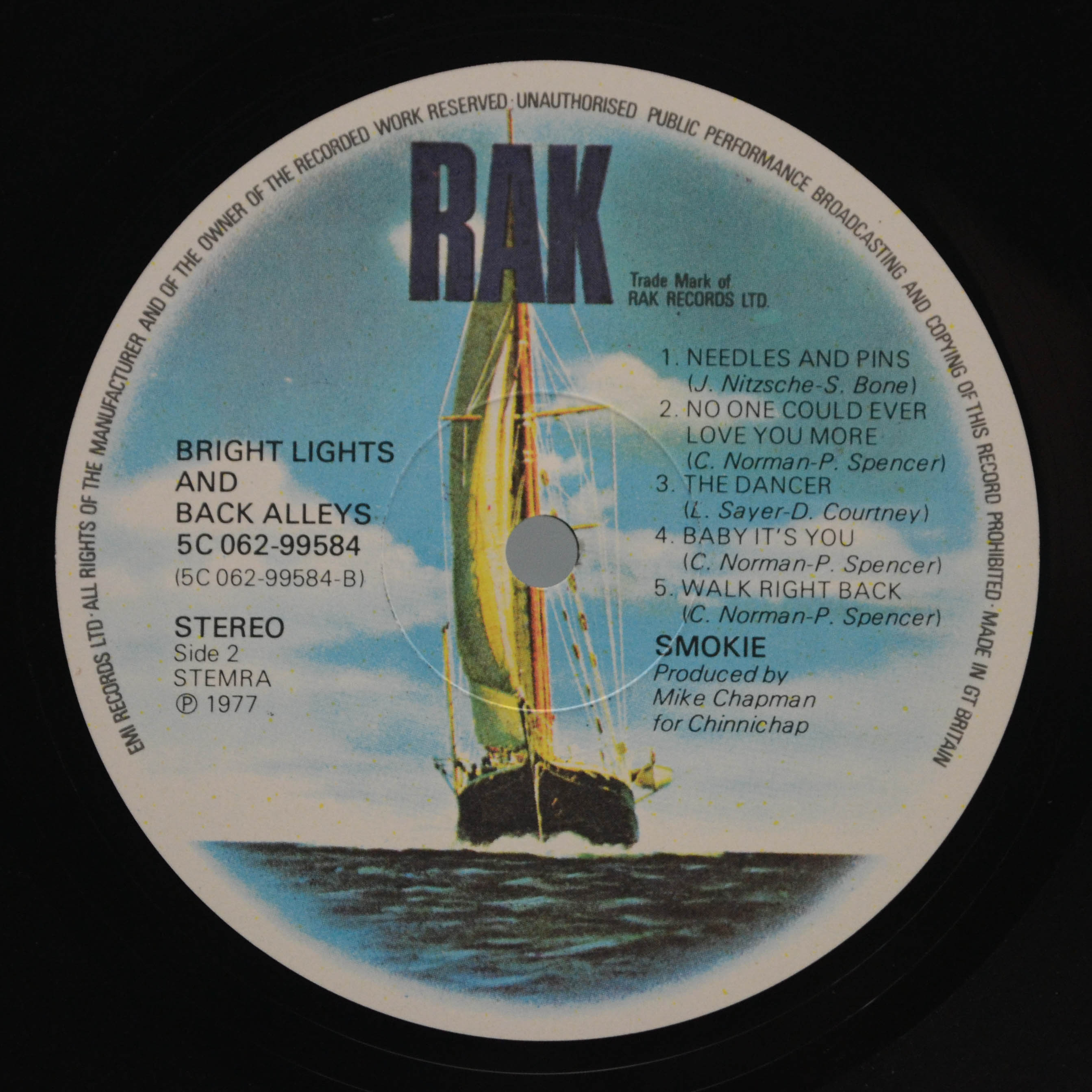 Smokie — Bright Lights And Back Alleys, 1977