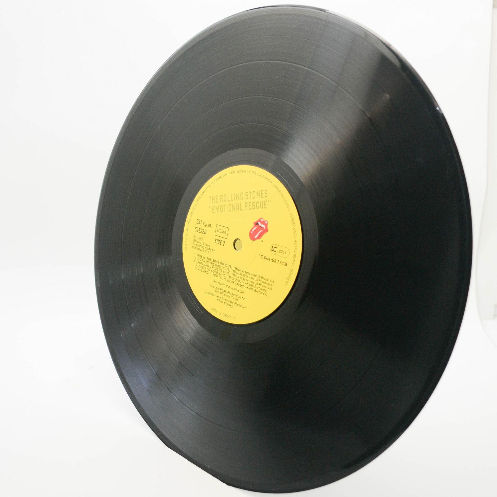 Rolling Stones — Emotional Rescue (poster), 1980