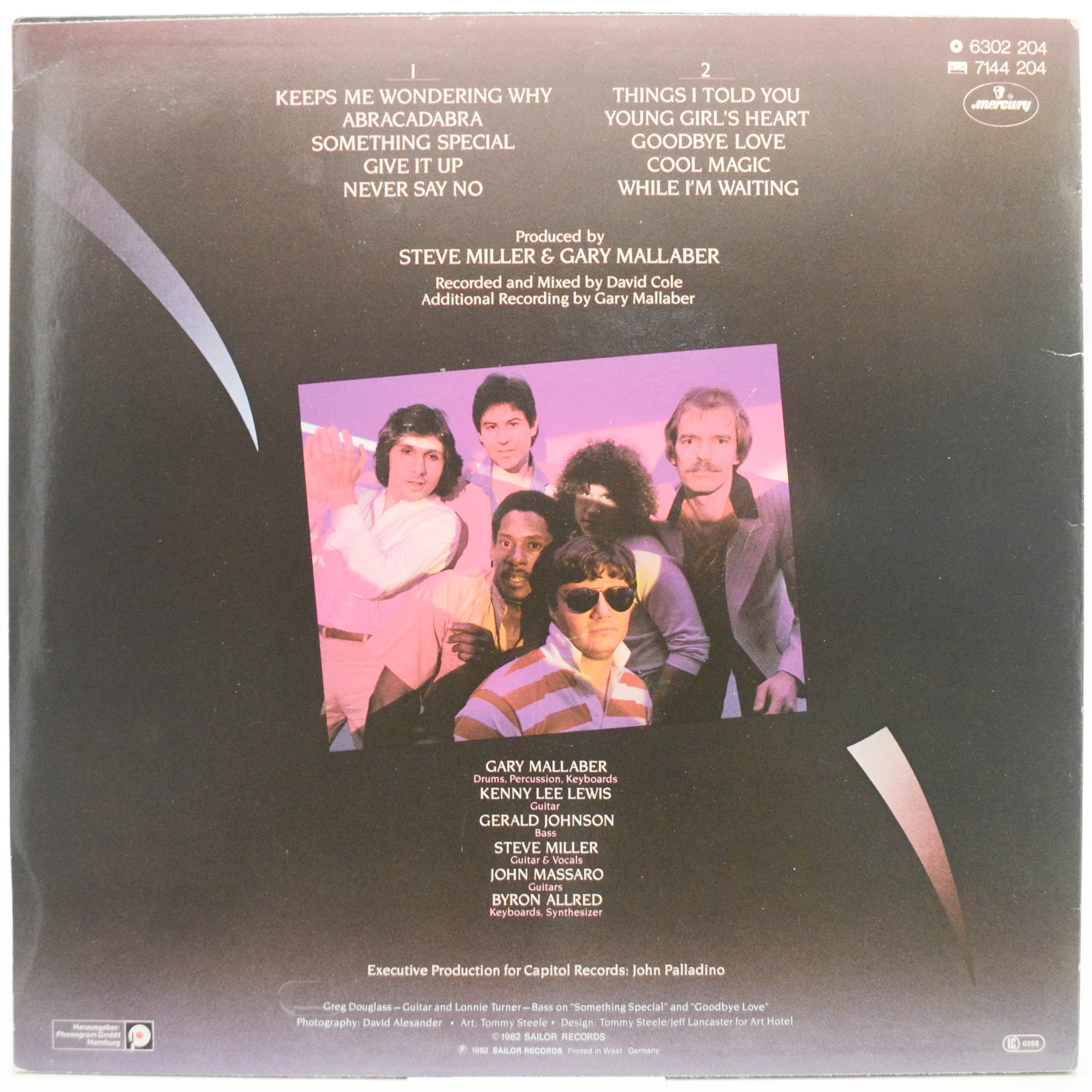 Виниловая пластинка Steve Miller Band — Abracadabra, 1982