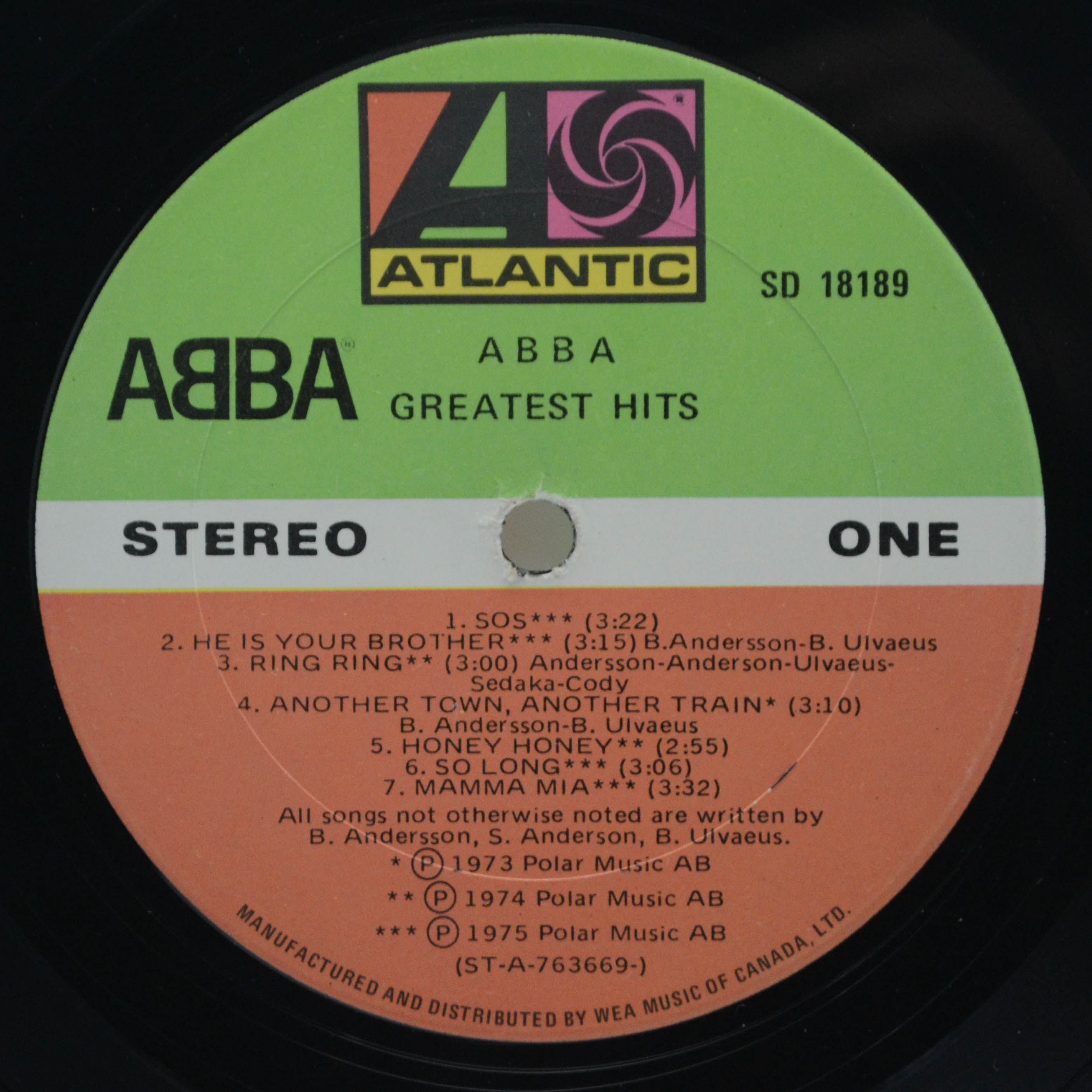 ABBA — Greatest Hits, 1976