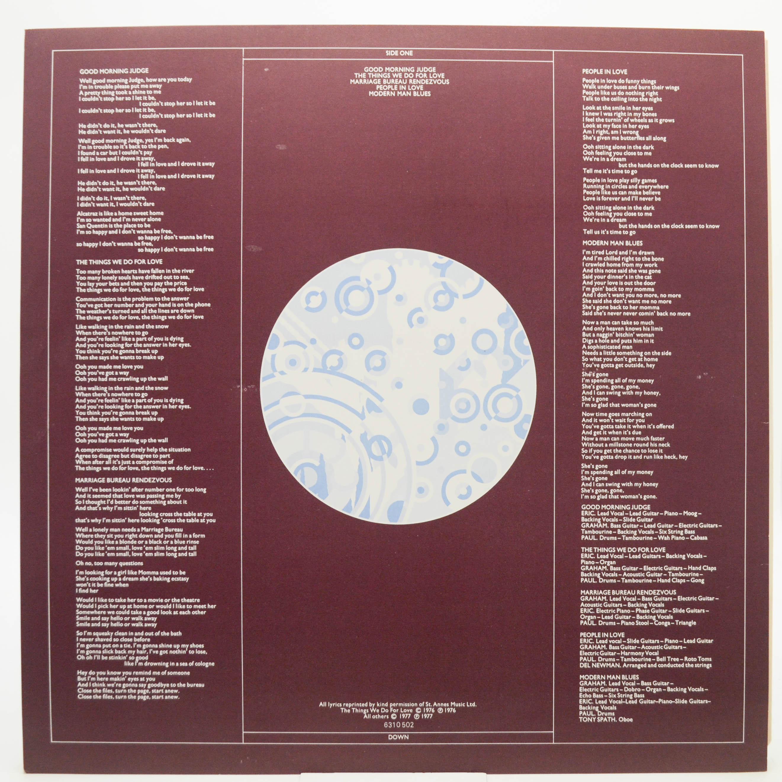 Виниловая пластинка 10cc — Deceptive Bends, 1977