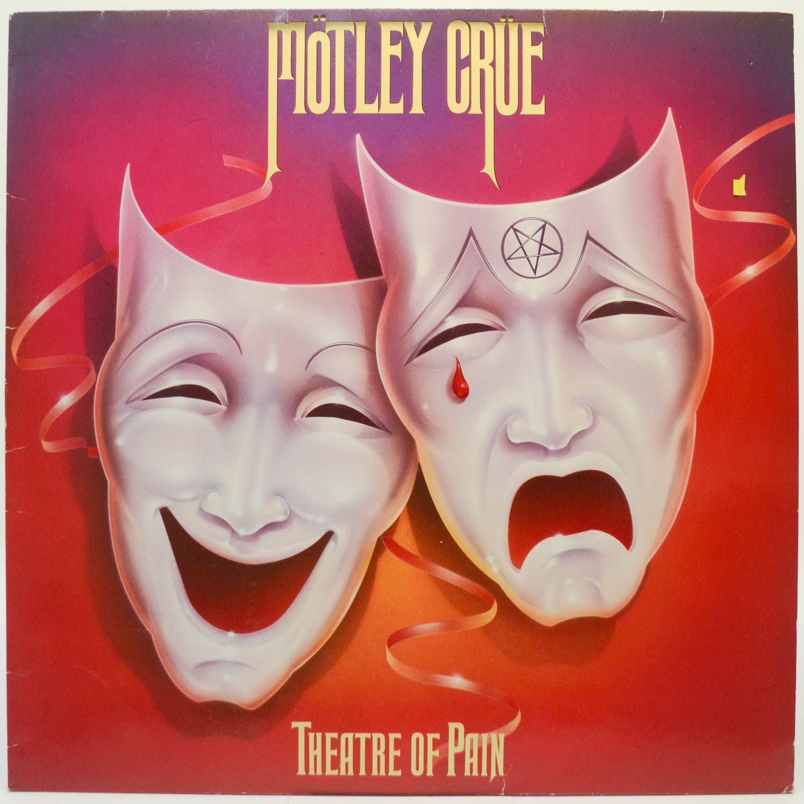 Виниловая пластинка Mötley Crüe — Theatre Of Pain, 1985