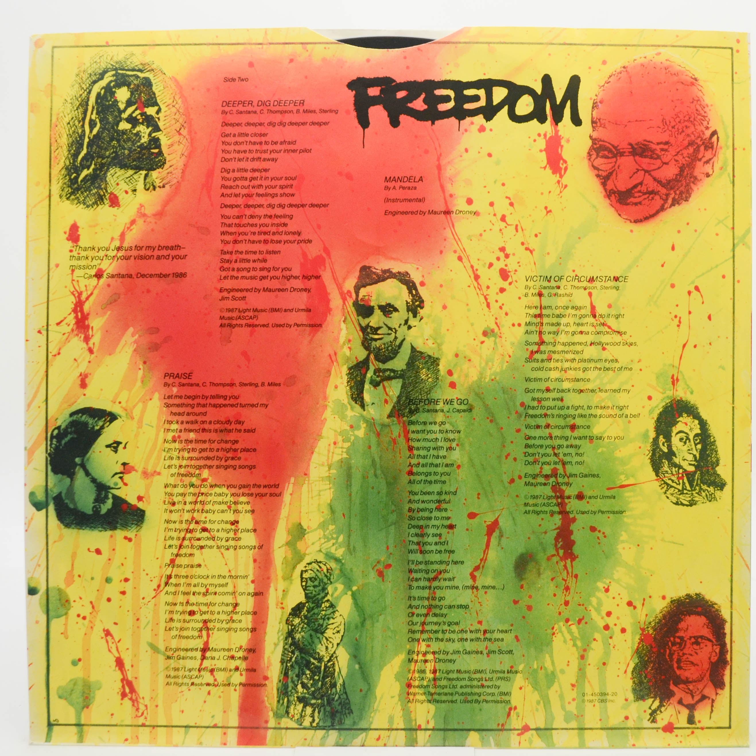 Santana — Freedom, 1987