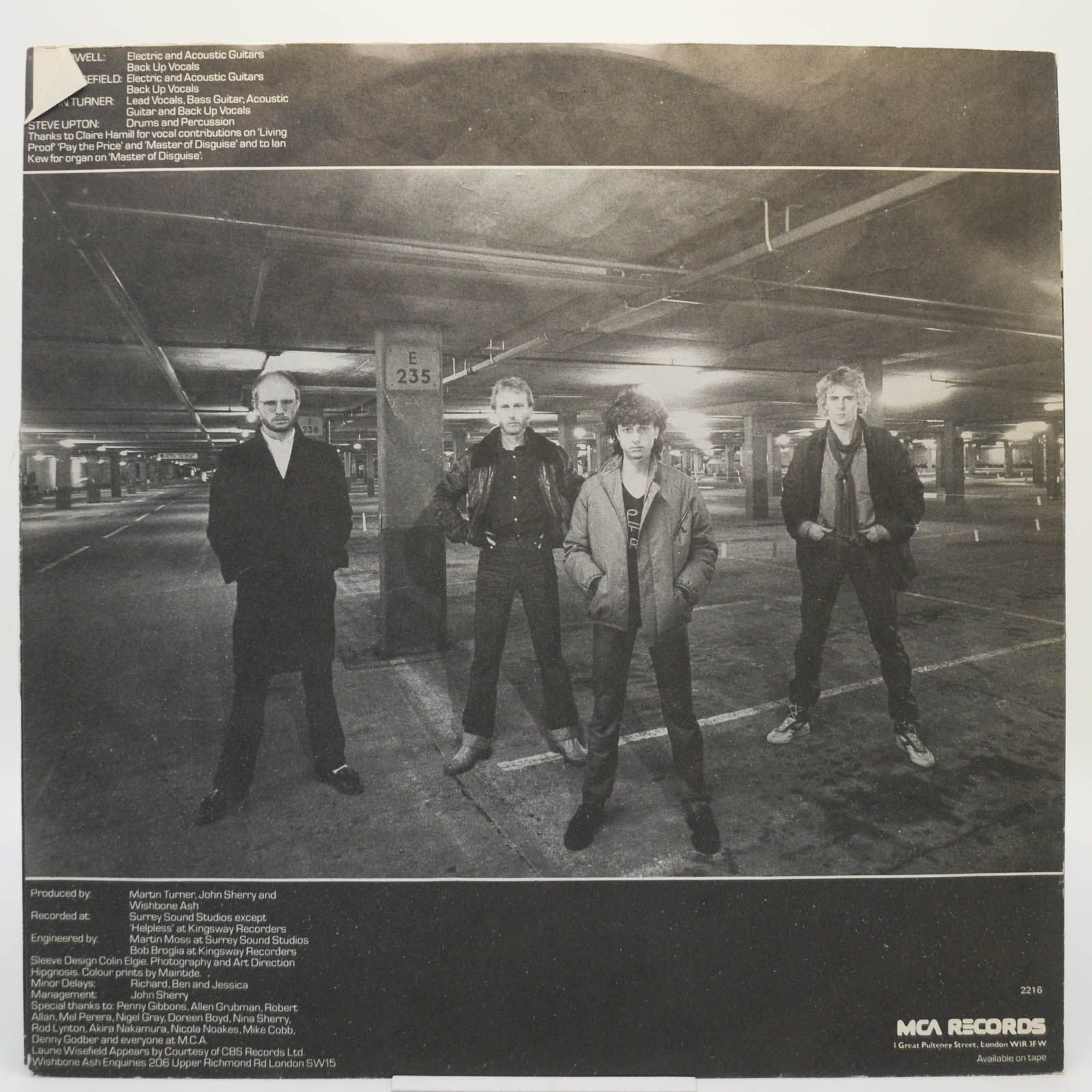 Виниловая пластинка Wishbone Ash — Just Testing, 1980
