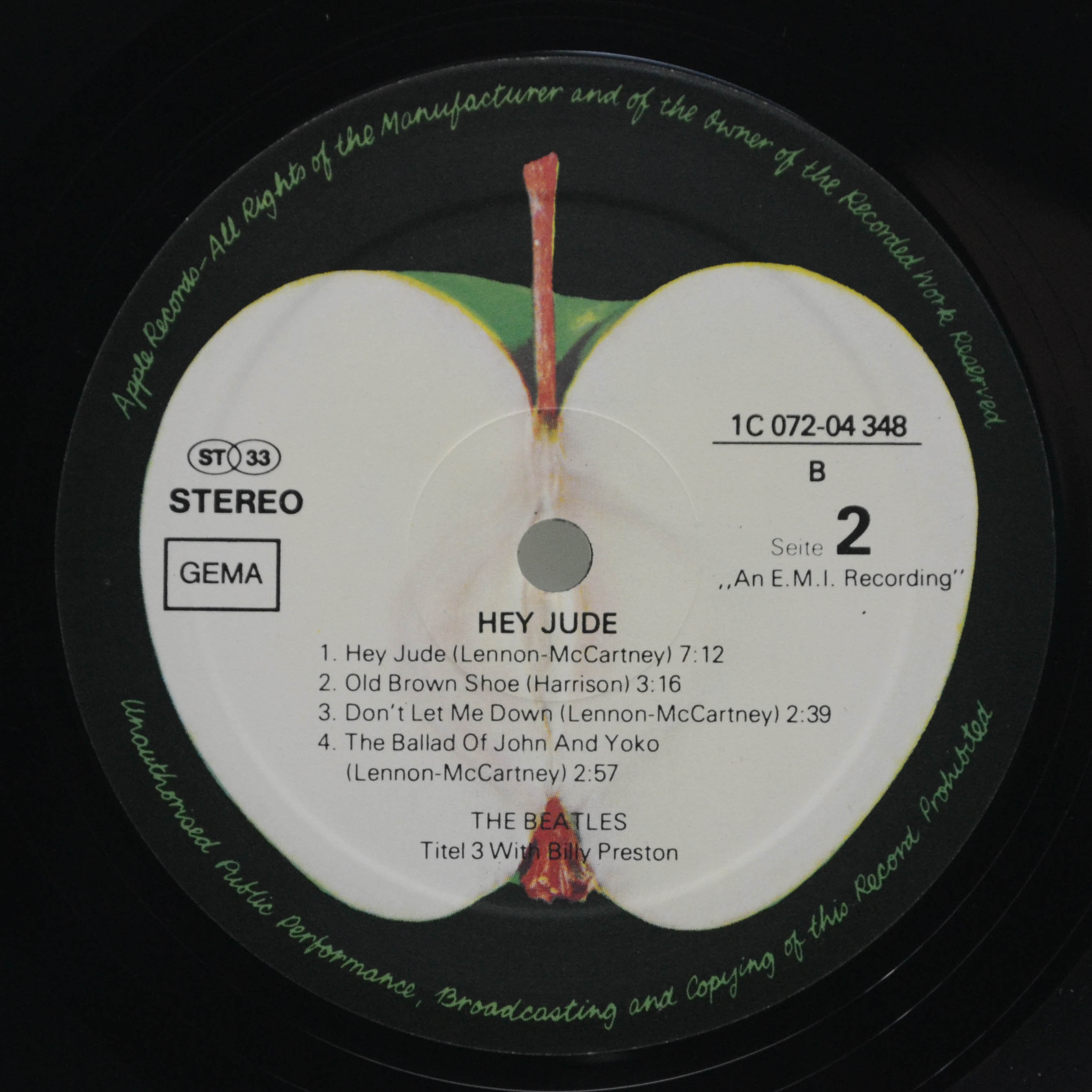 Beatles — Hey Jude, 1970