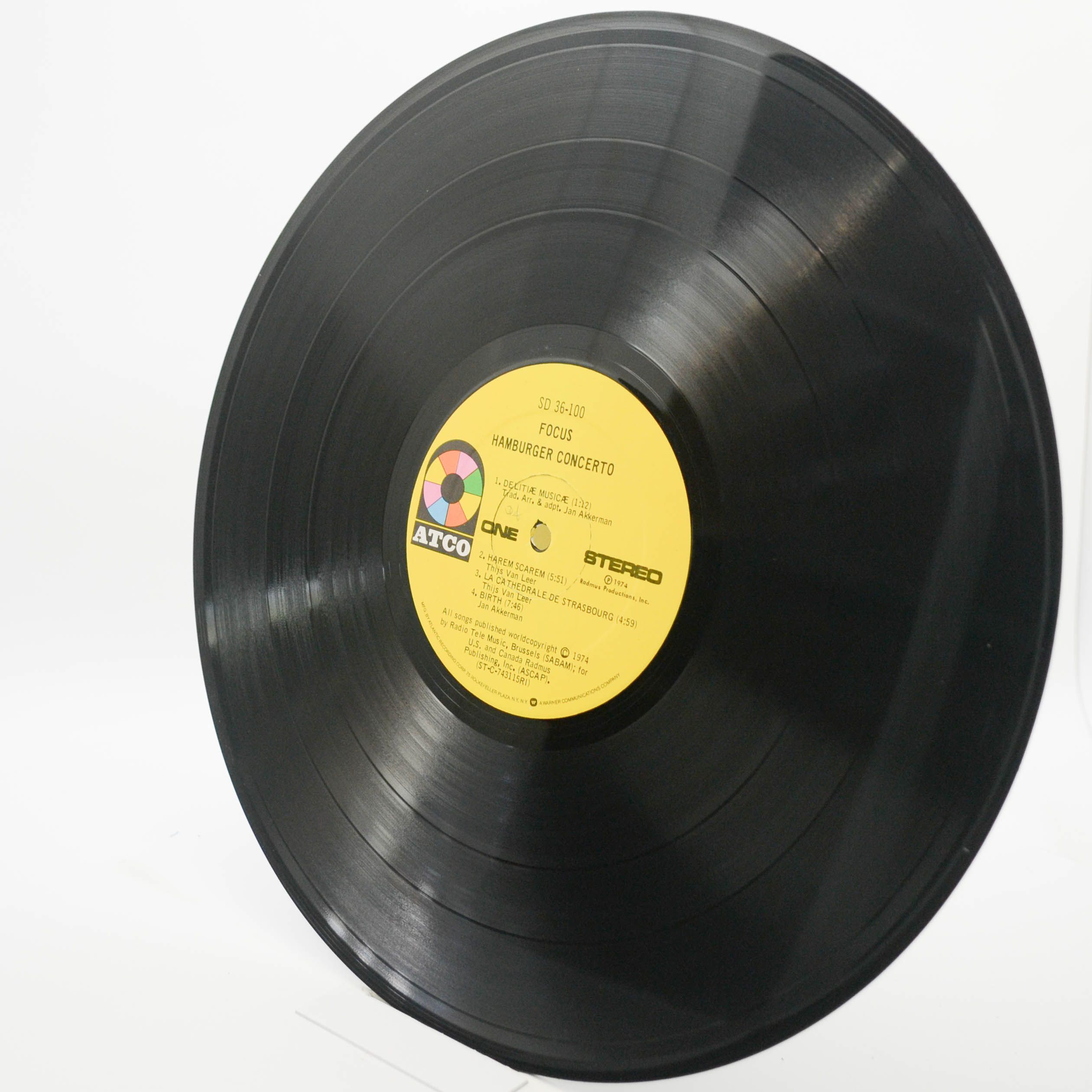 Виниловая пластинка Focus — Hamburger Concerto (USA), 1974