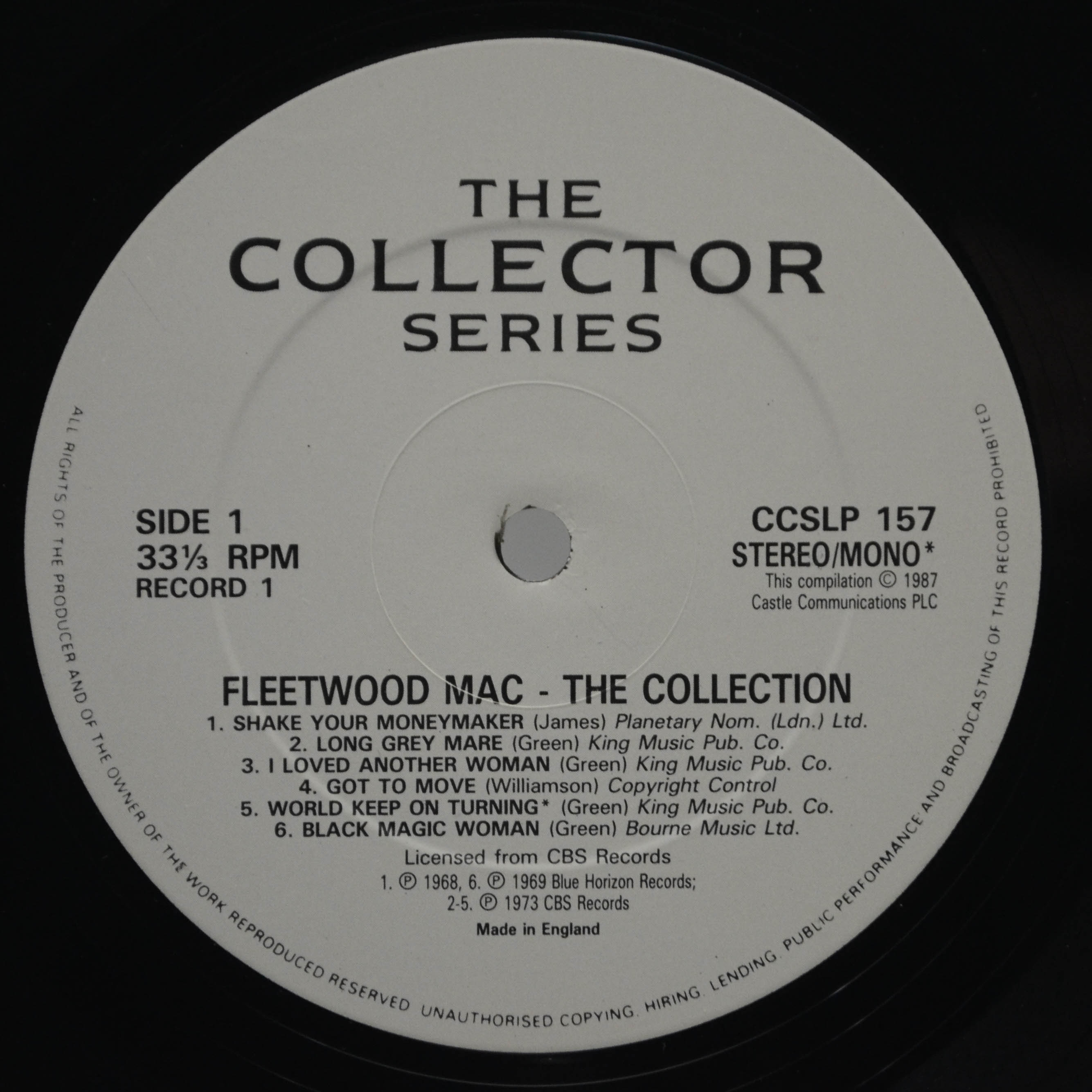 Fleetwood Mac — The Collection (2LP), 1987