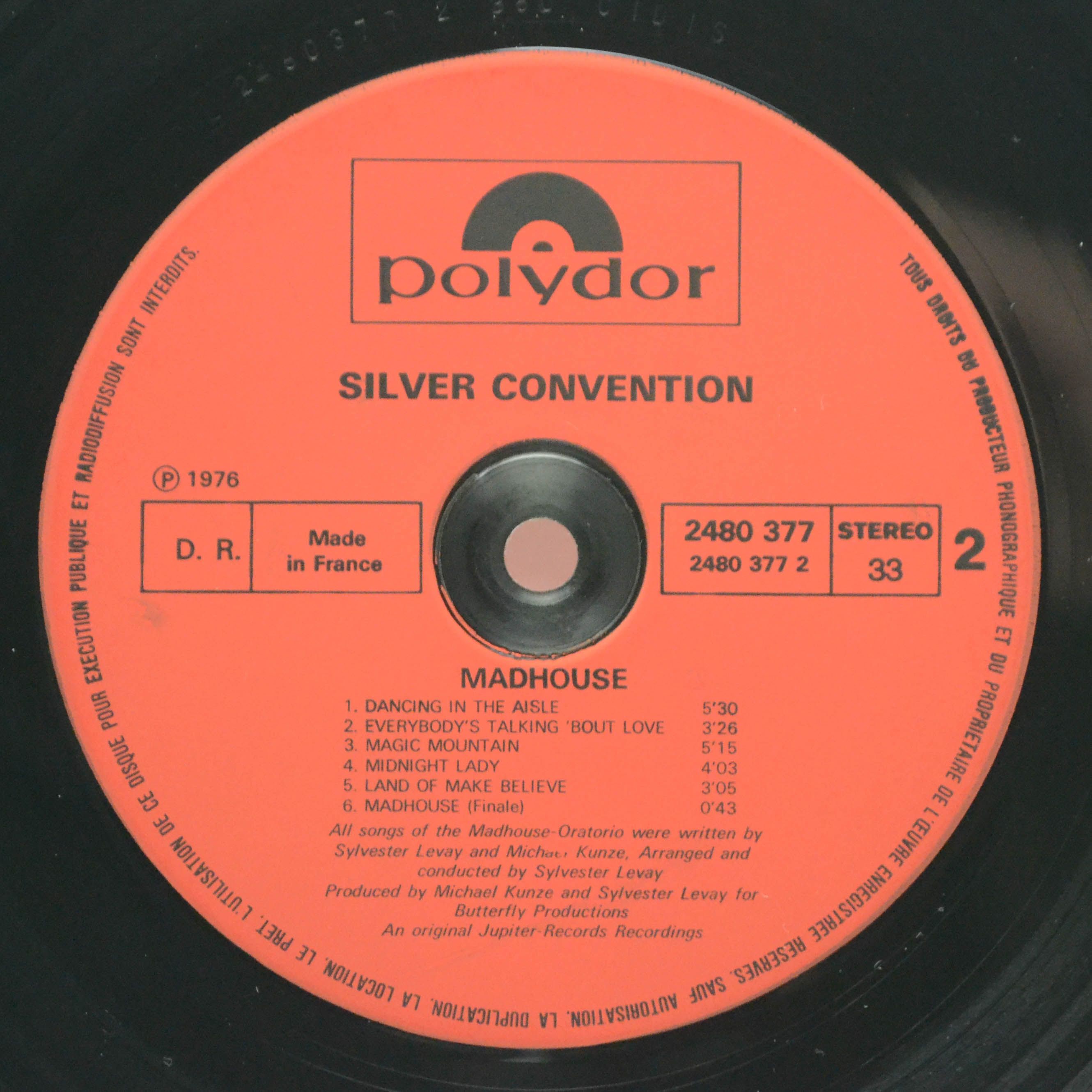 Виниловая пластинка Silver Convention — Madhouse, 1976