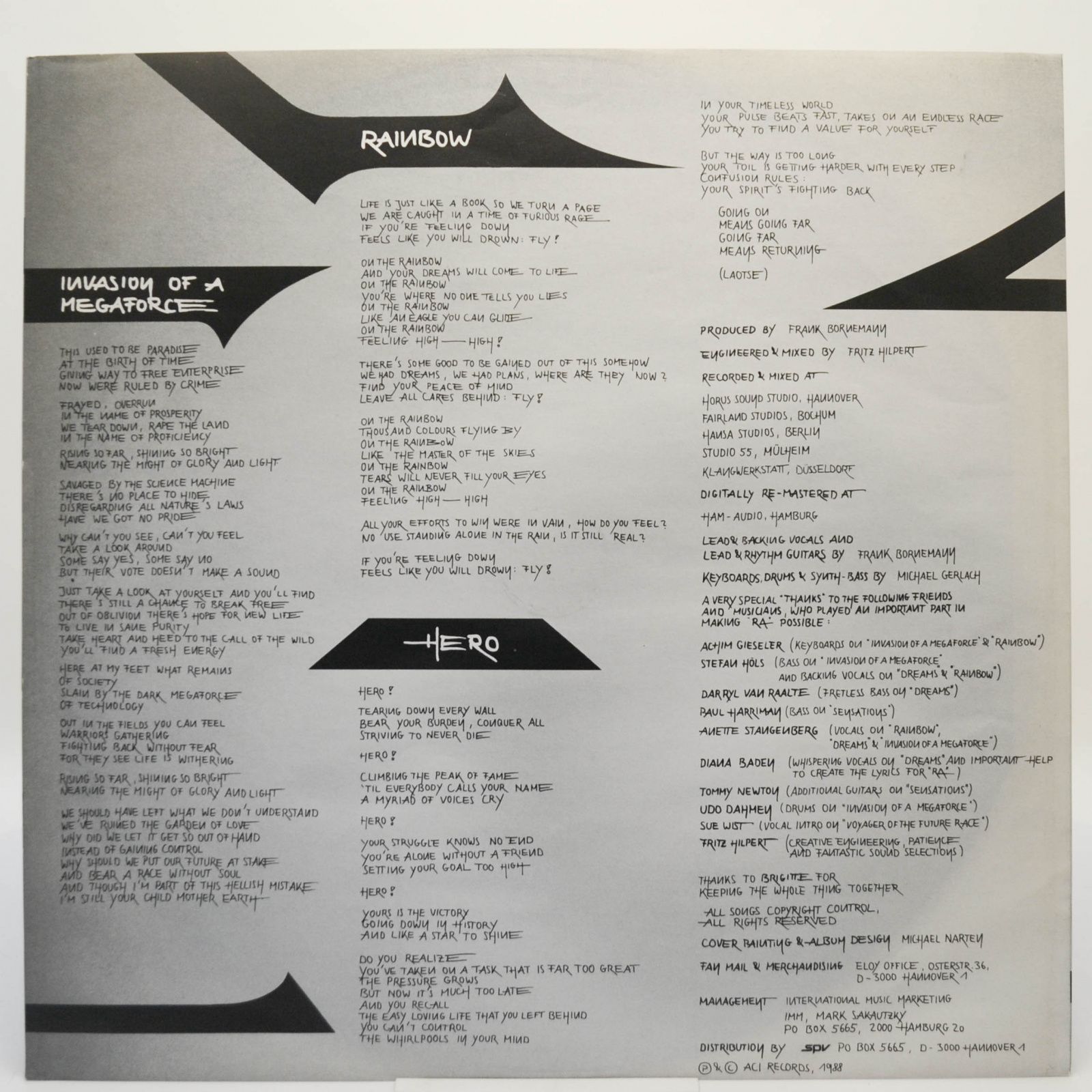 Eloy — Ra (1-st, Germany), 1988