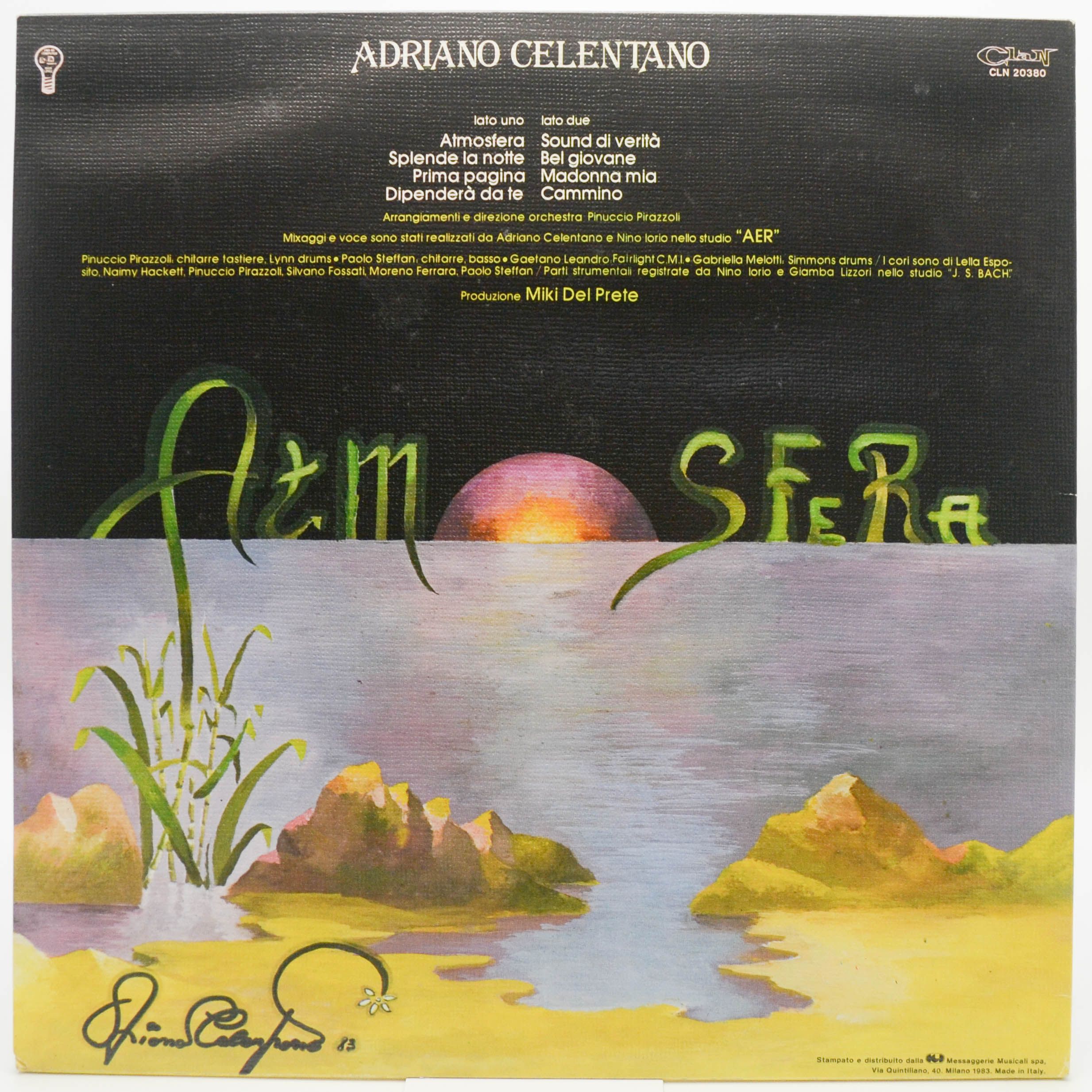 Adriano Celentano — Atmosfera (Italy, Clan), 1983