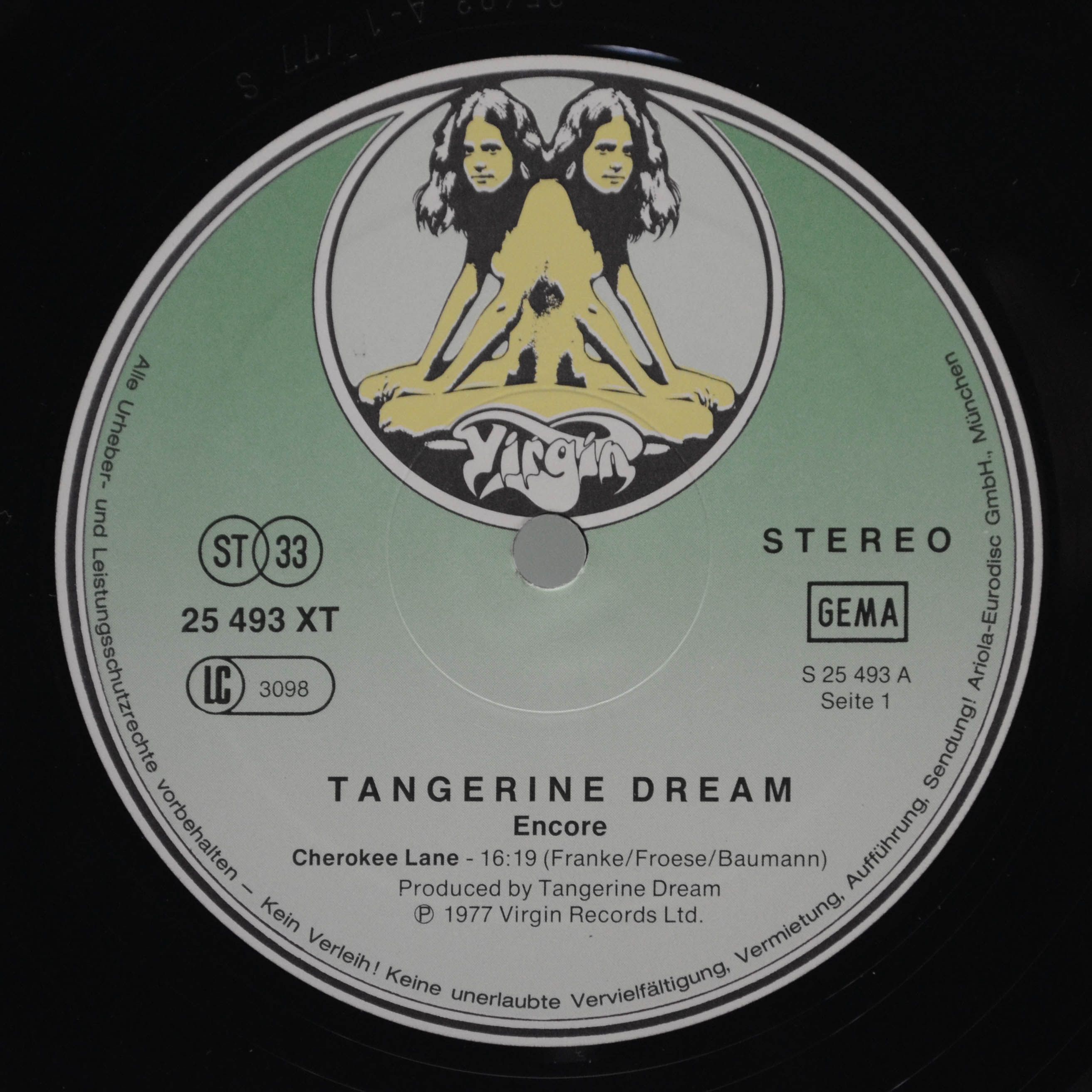Tangerine Dream — Encore (2LP), 1977