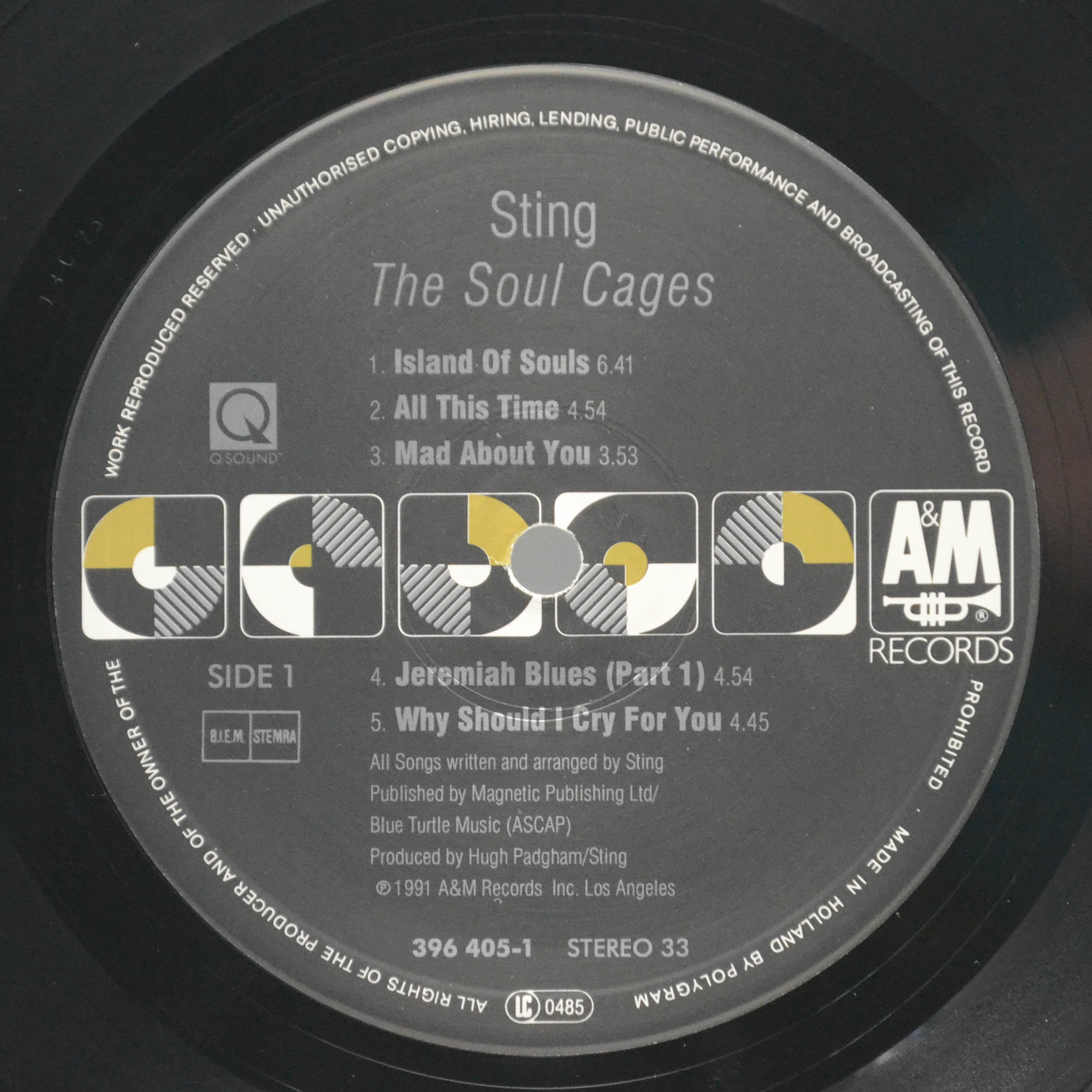 Sting — The Soul Cages, 1991