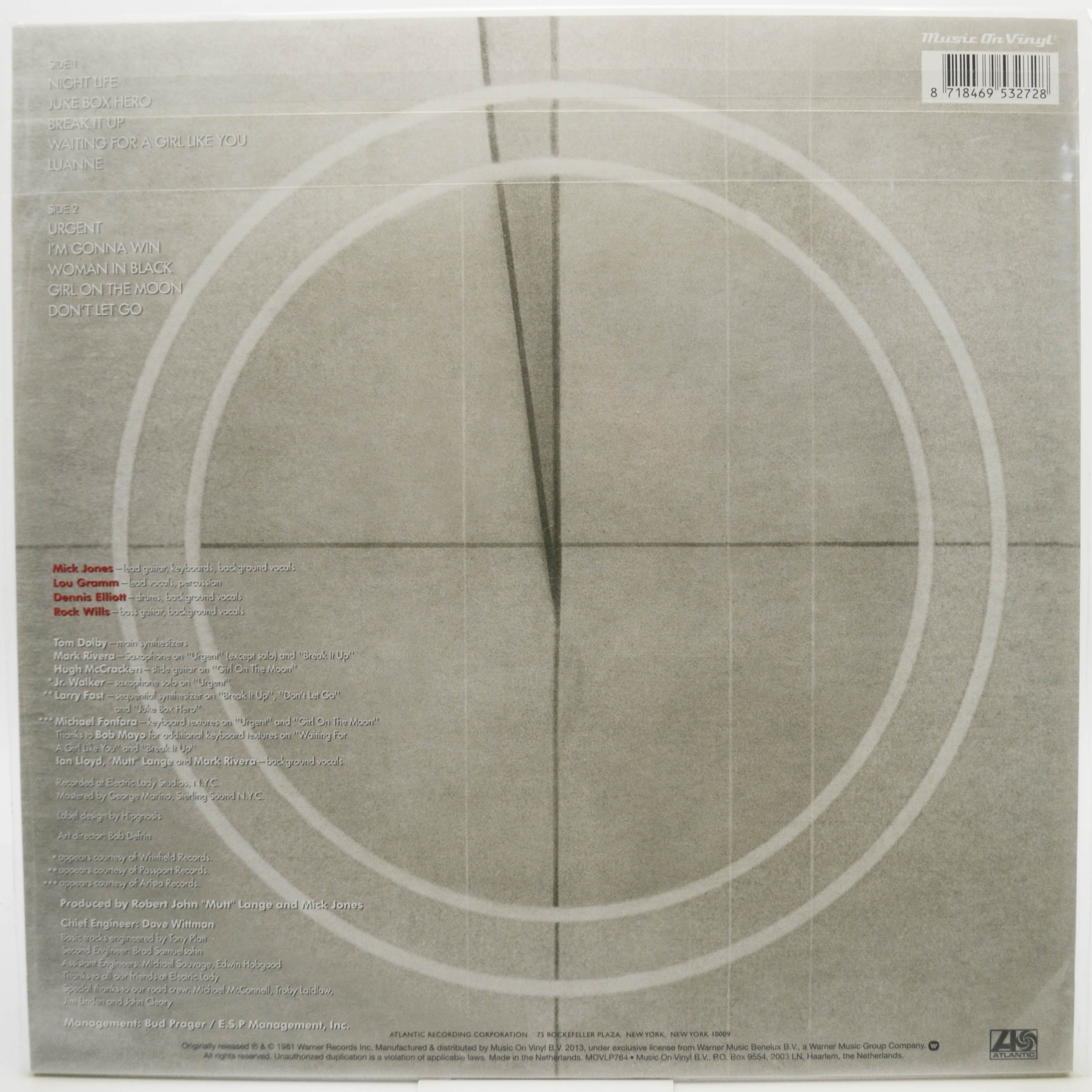 Foreigner — 4, 1981