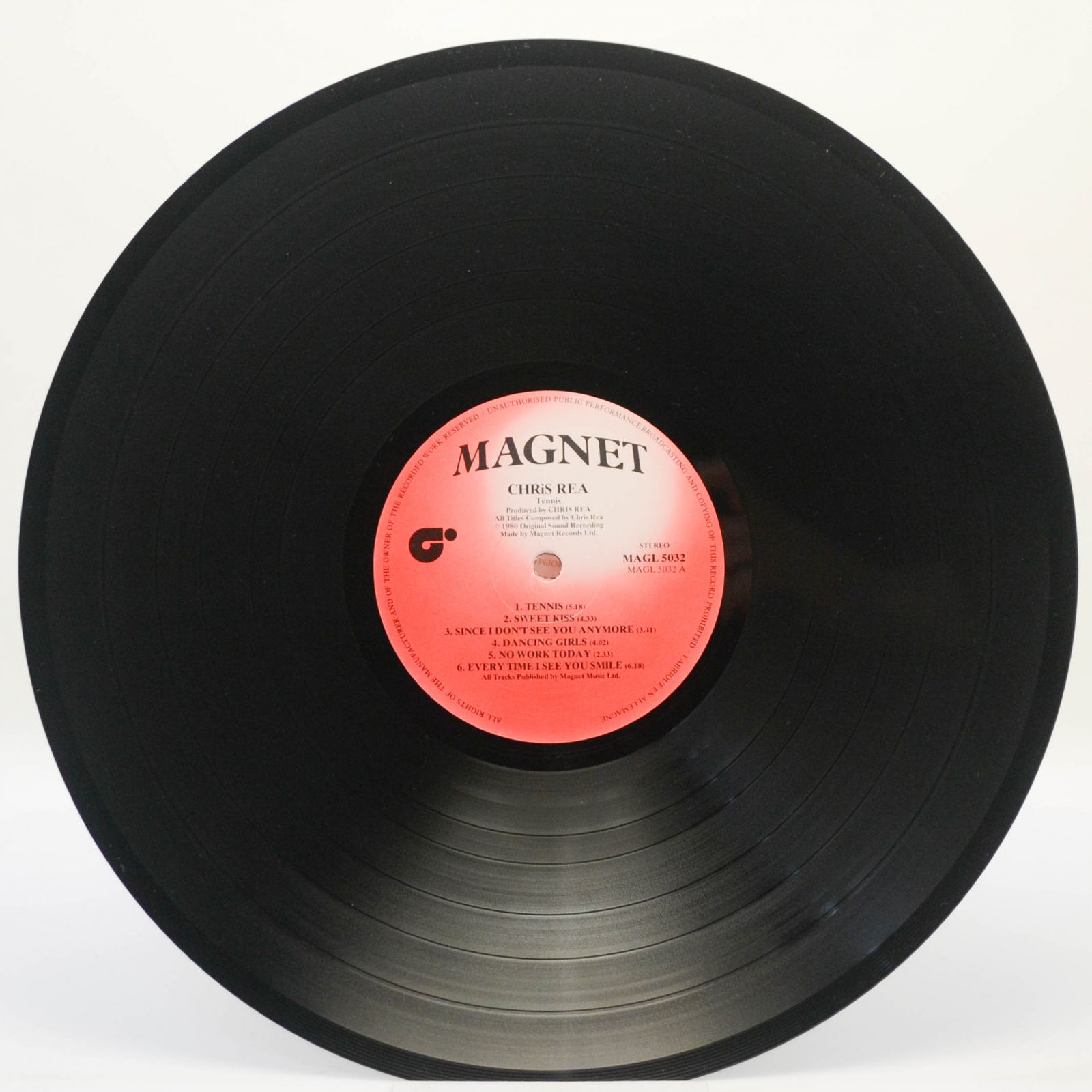 Chris Rea — Tennis, 1983