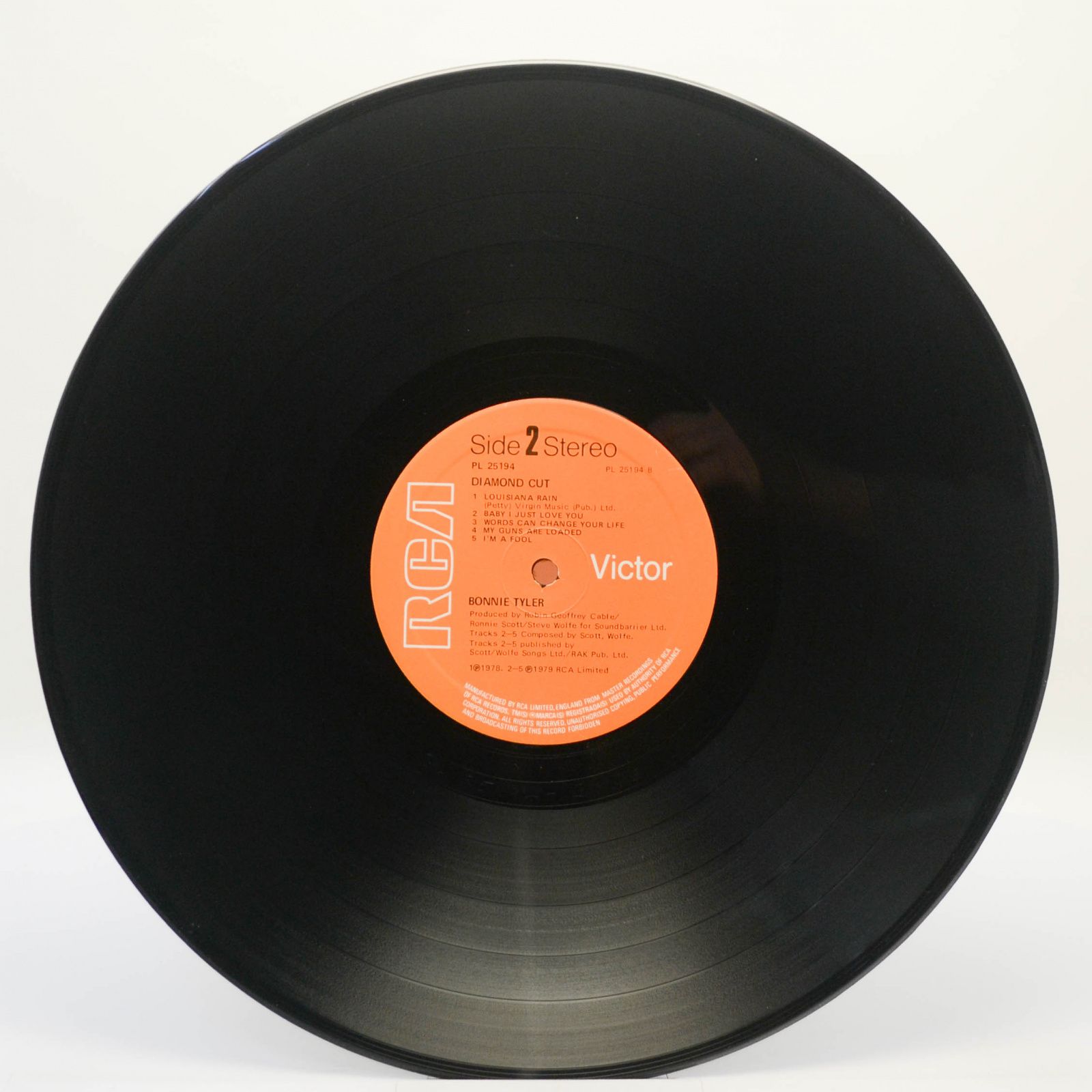 Виниловая пластинка Bonnie Tyler — Diamond Cut (1-st, UK), 1979