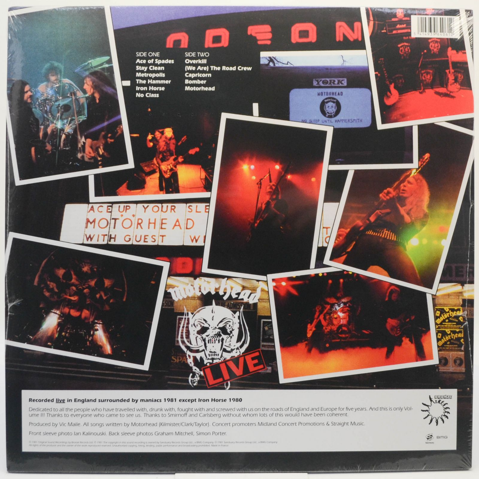 Motörhead — No Sleep 'til Hammersmith, 1981