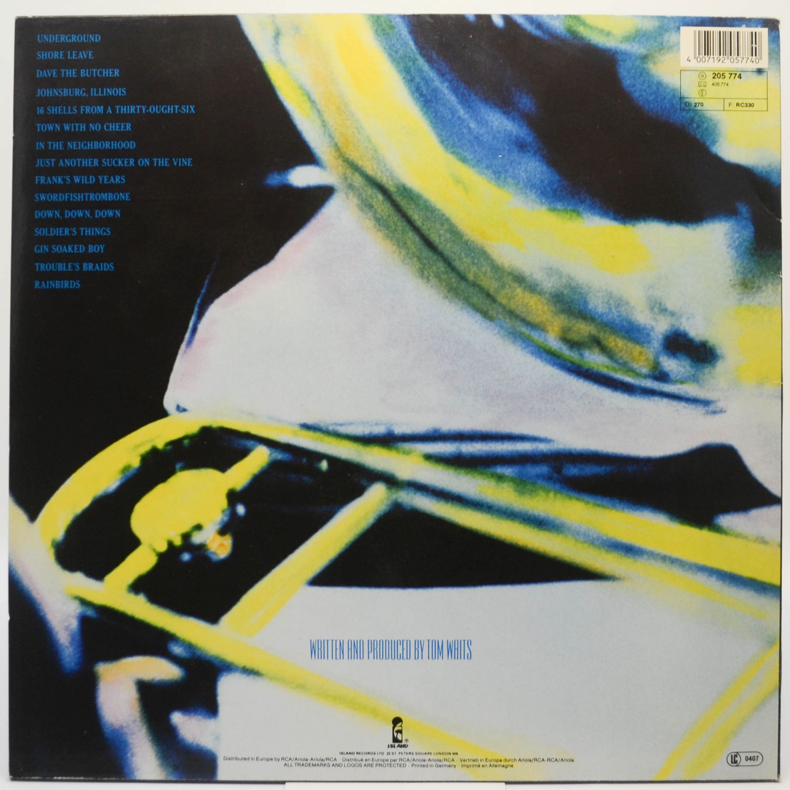 Tom Waits — Swordfishtrombones, 1983