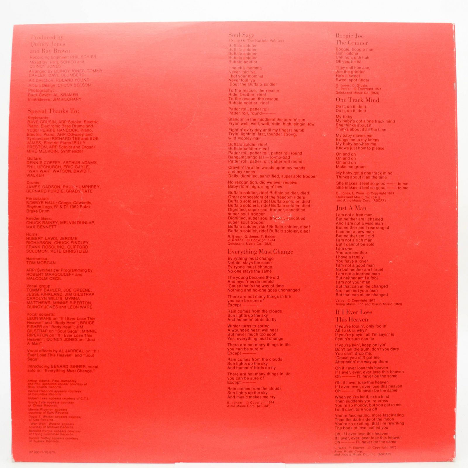 Quincy Jones — Body Heat, 1974