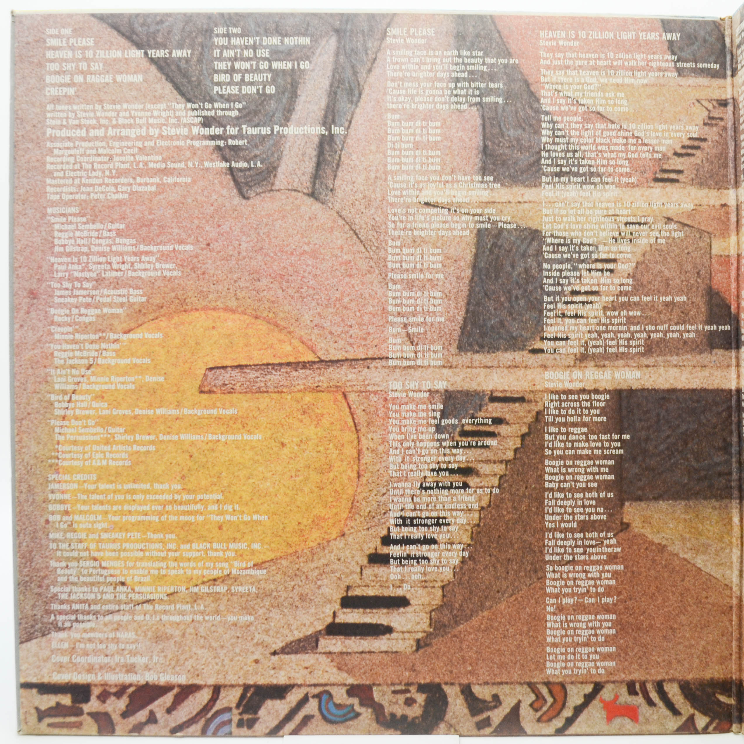 Виниловая пластинка Stevie Wonder — Fulfillingness' First Finale, 1974