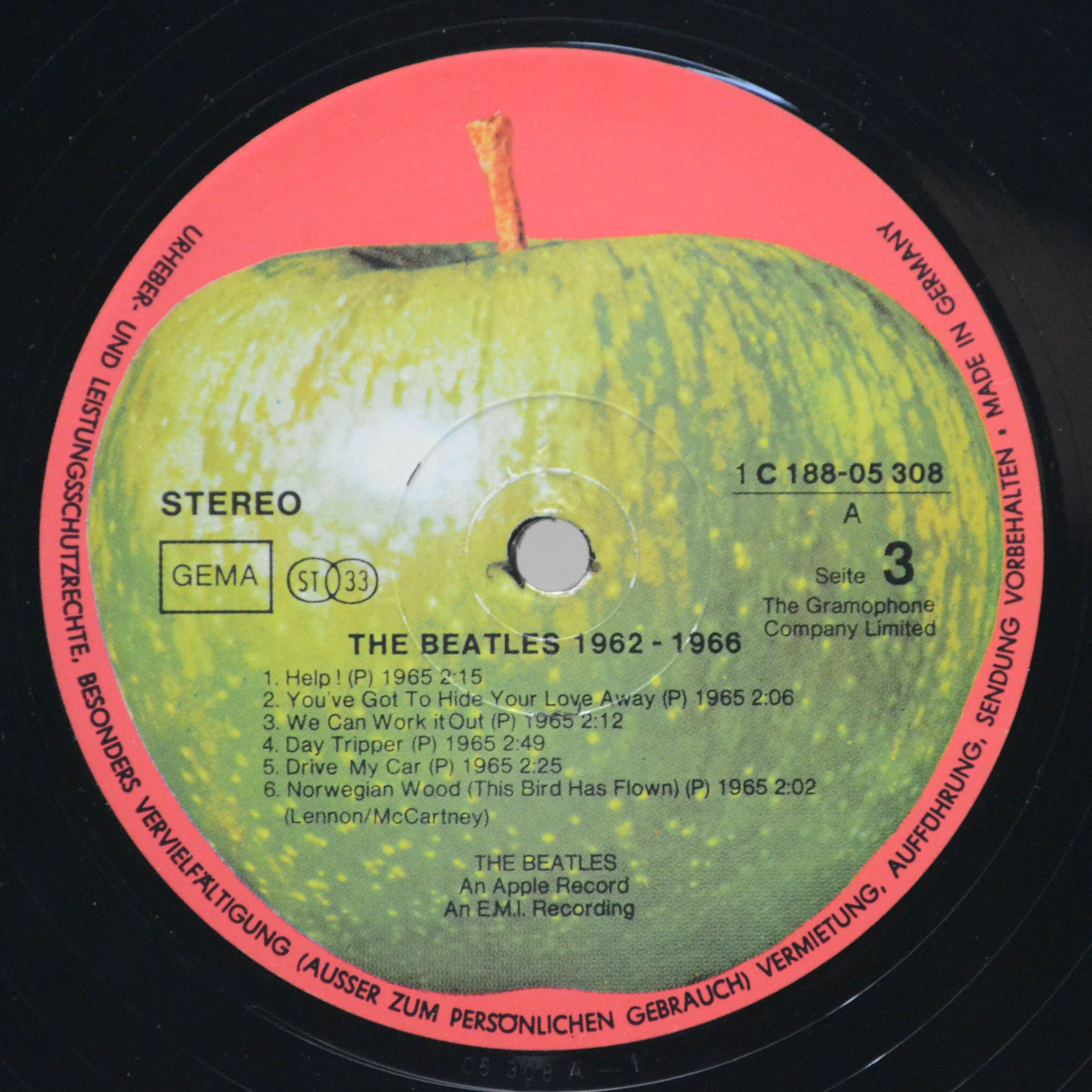 Beatles — 1962-1966 (2LP), 1973